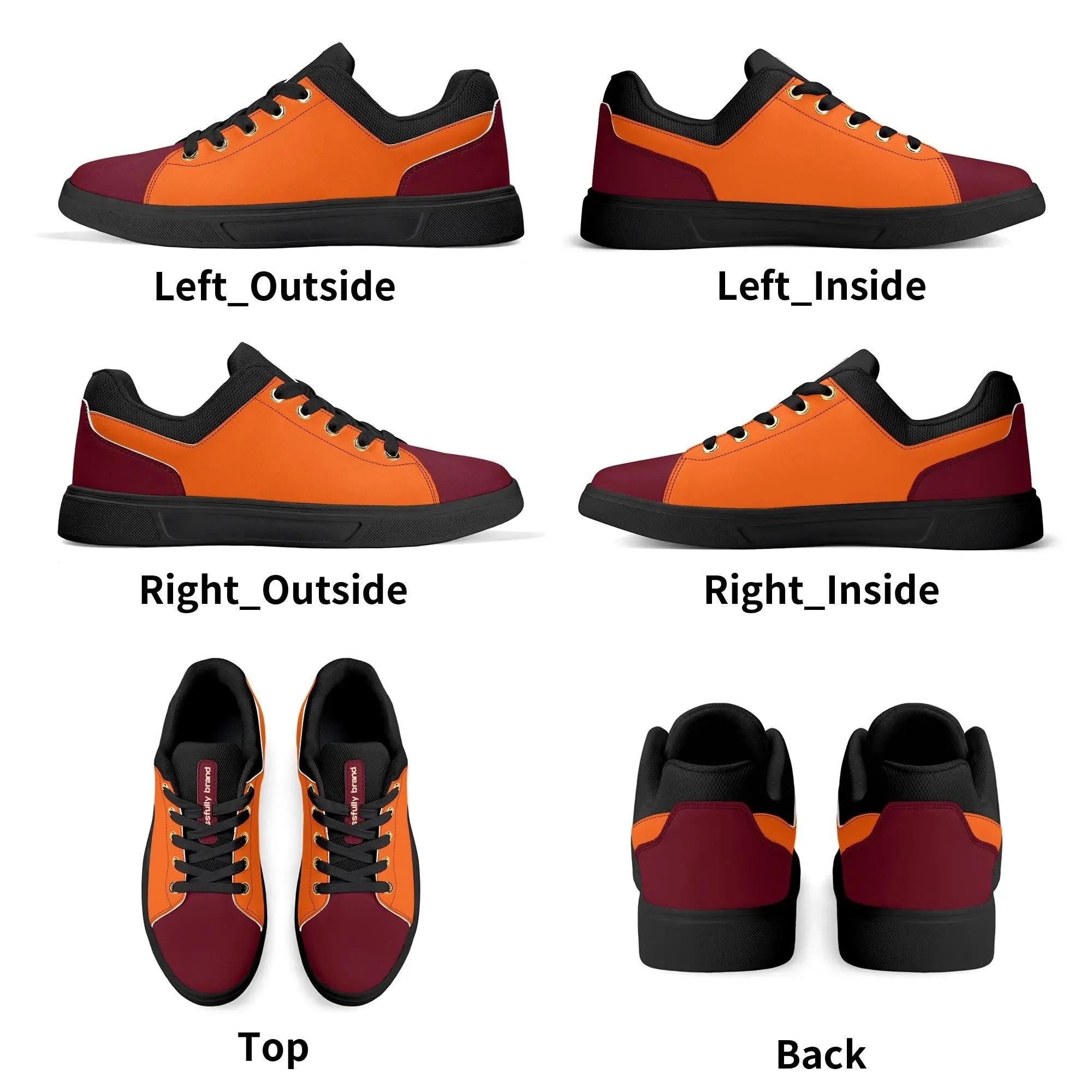 Copenhagen Color Block Lightweight Low Top Sneakers - Airline Series