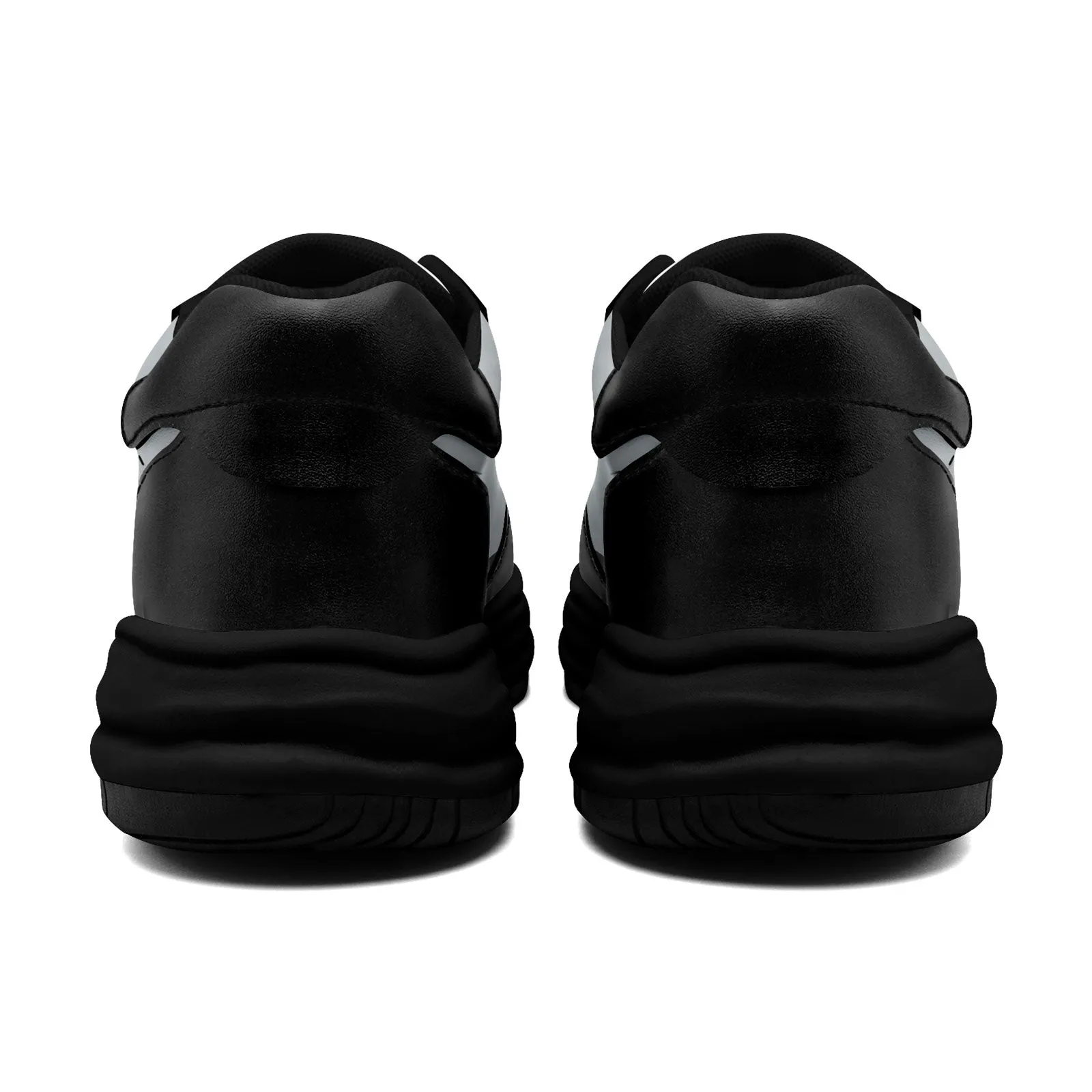 Corporate Gifts,Custom Black Gray Las Vegas Shoes Personalized Sneaker FN032-D020389-20