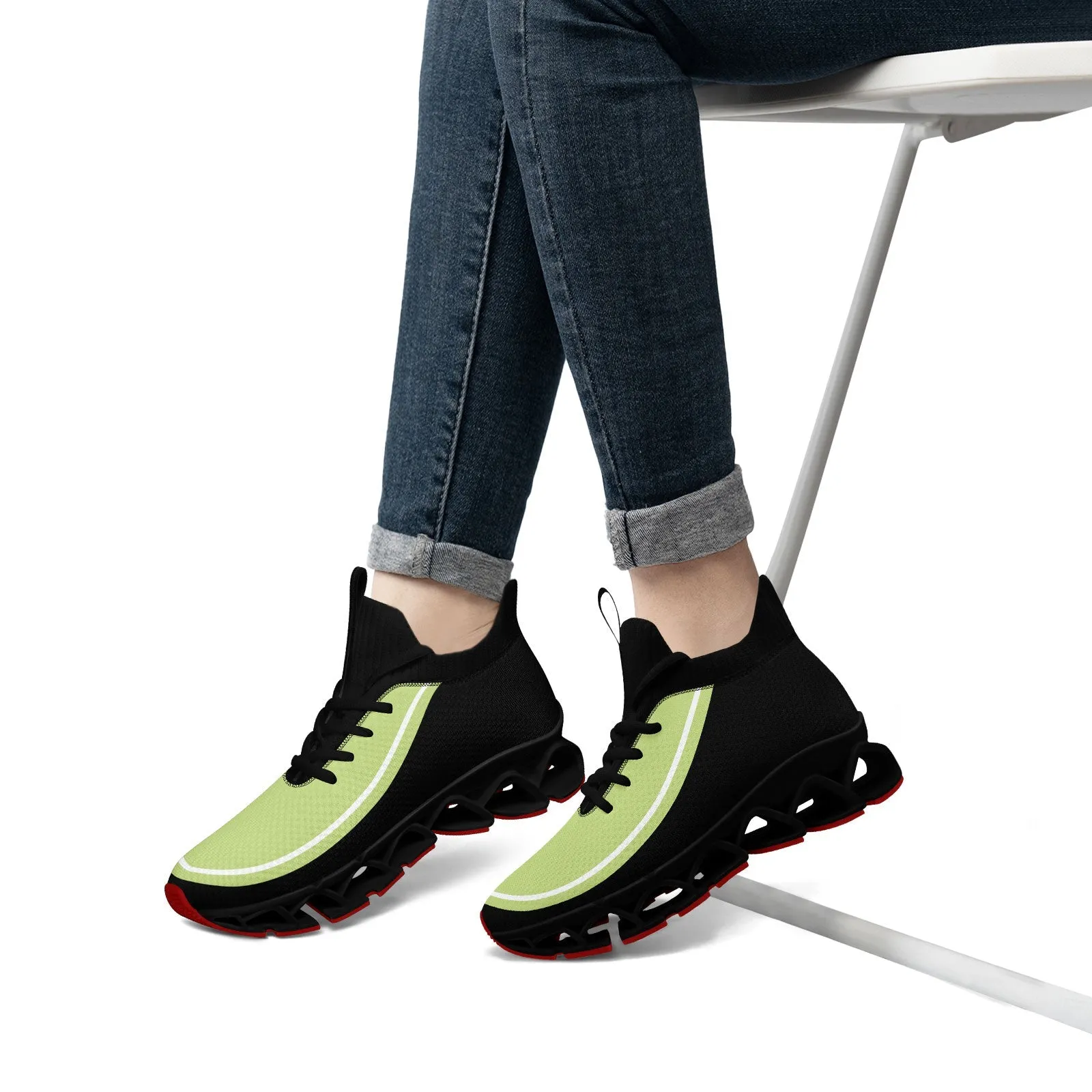 Corporate Gifts,Custom Black Green Maxsoul Shoes Personalized Sneaker FN030XD-D020388-19
