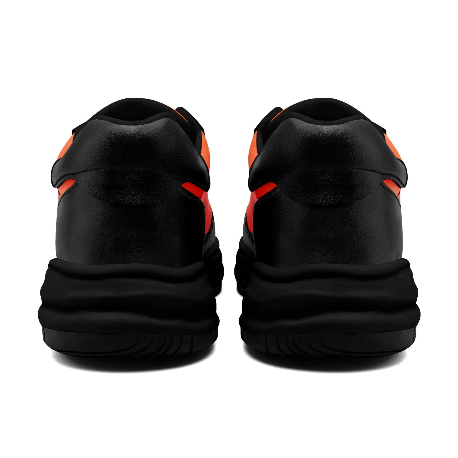 Corporate Gifts,Custom Black Orange Cincinnati Shoes Personalized Sneaker FN032-D020389-6