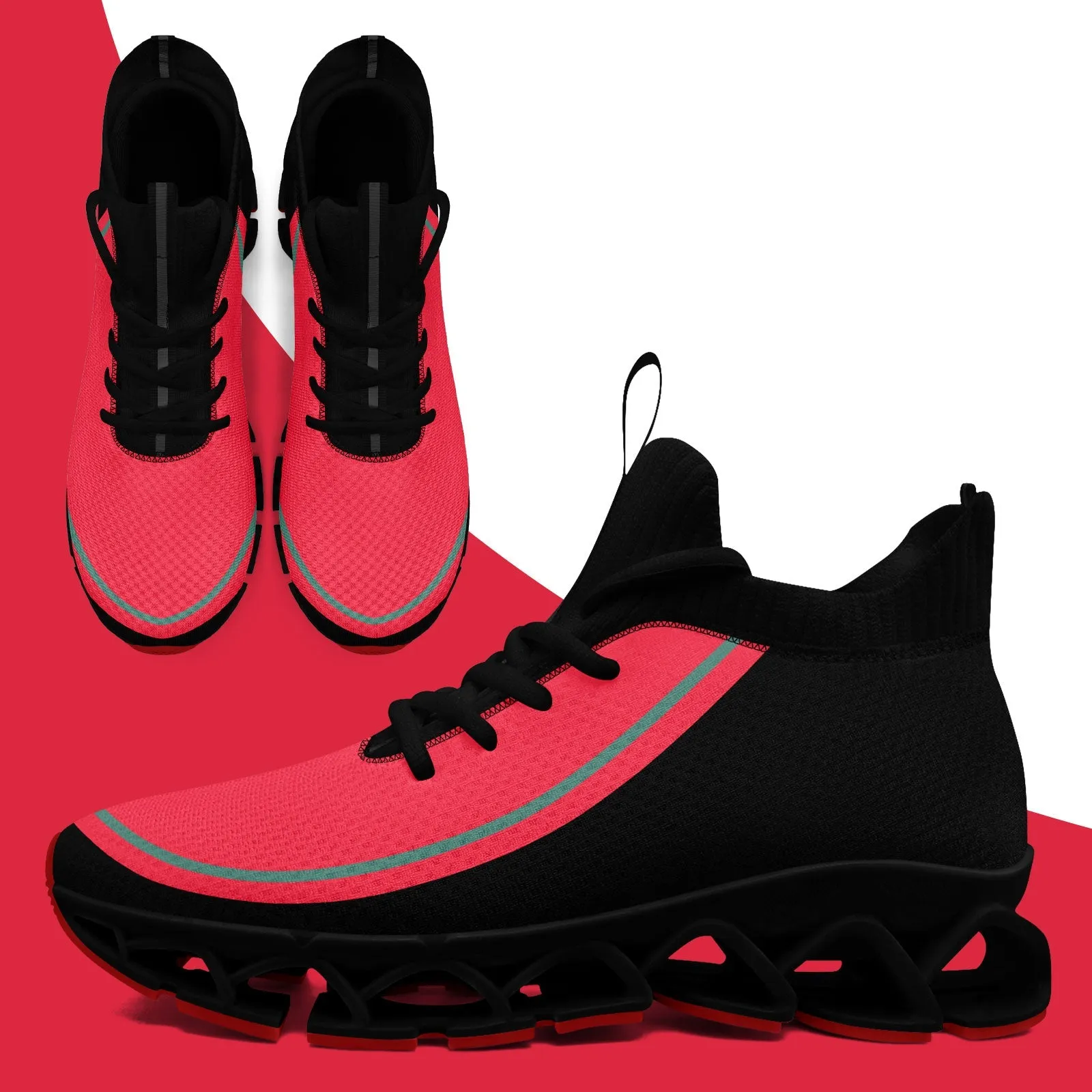 Corporate Gifts,Custom Black Pink Maxsoul Shoes Personalized Sneaker FN030XD-D020388-10