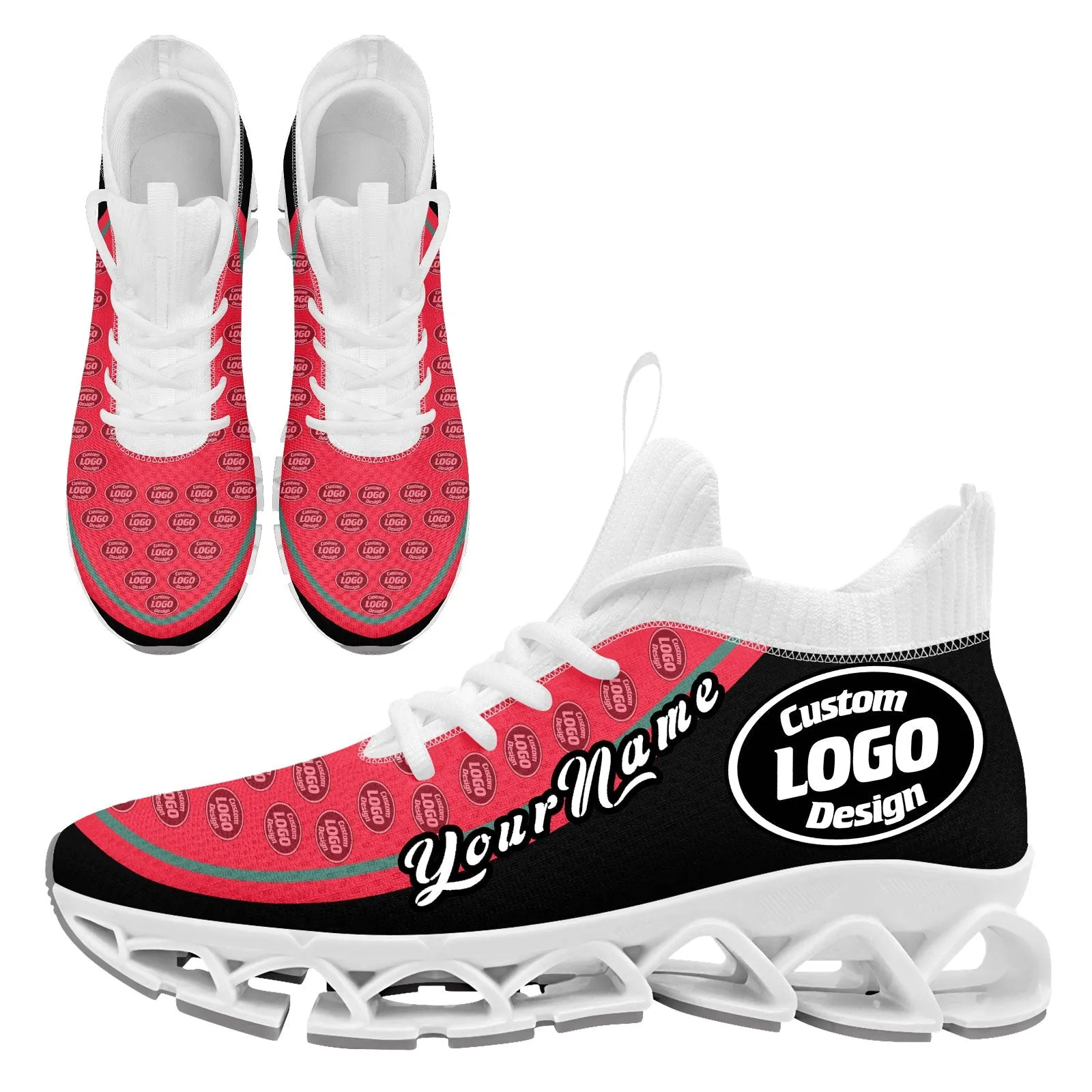 Corporate Gifts,Custom Black Pink Maxsoul Shoes Personalized Sneaker FN030XD-D020388-10