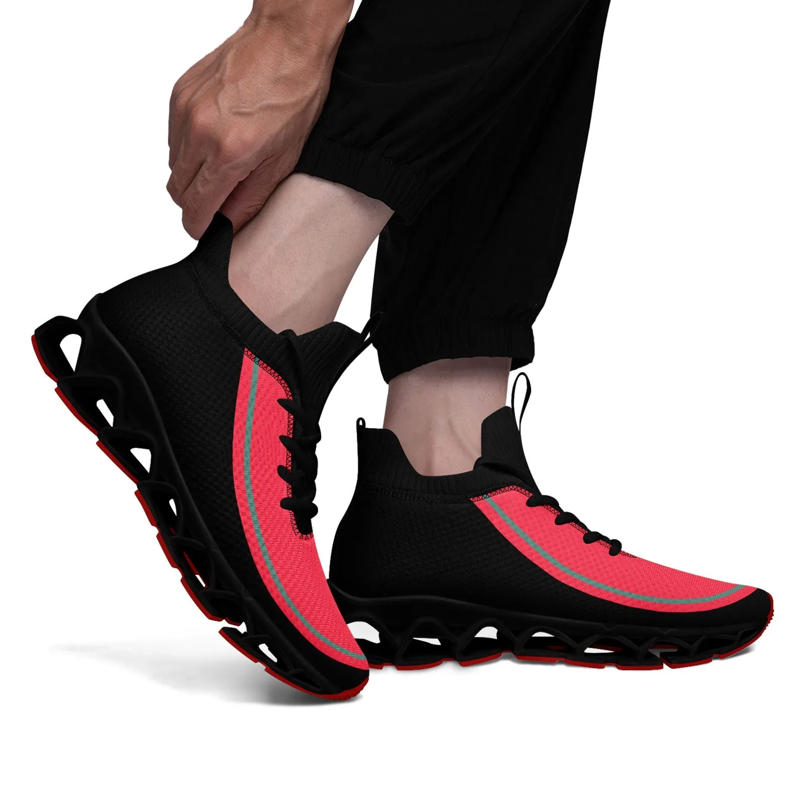 Corporate Gifts,Custom Black Pink Maxsoul Shoes Personalized Sneaker FN030XD-D020388-10