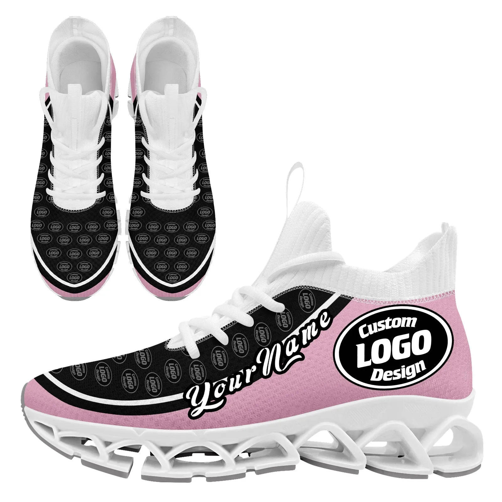 Corporate Gifts,Custom Black Pink Maxsoul Shoes Personalized Sneaker FN030XD-D020388-2