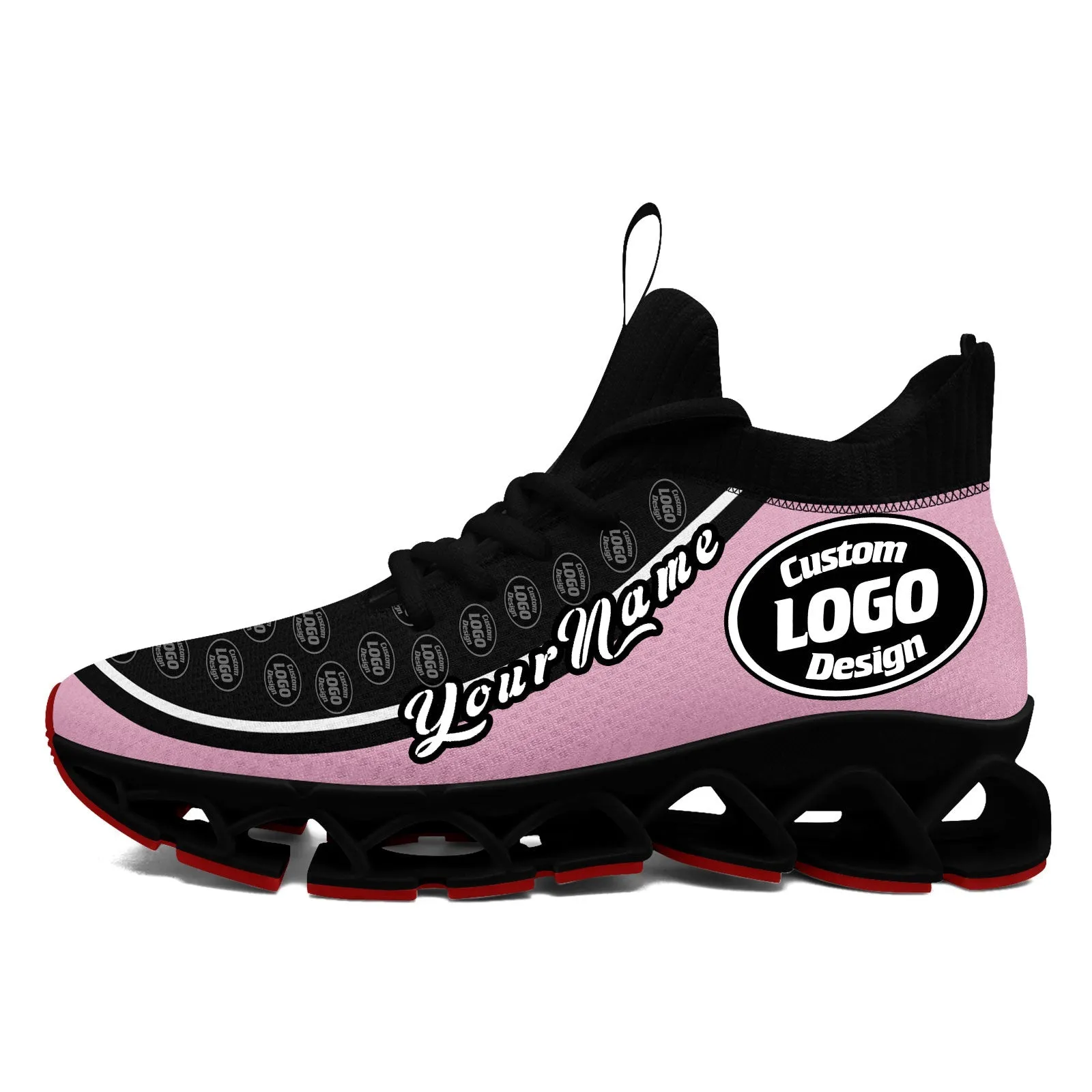 Corporate Gifts,Custom Black Pink Maxsoul Shoes Personalized Sneaker FN030XD-D020388-2