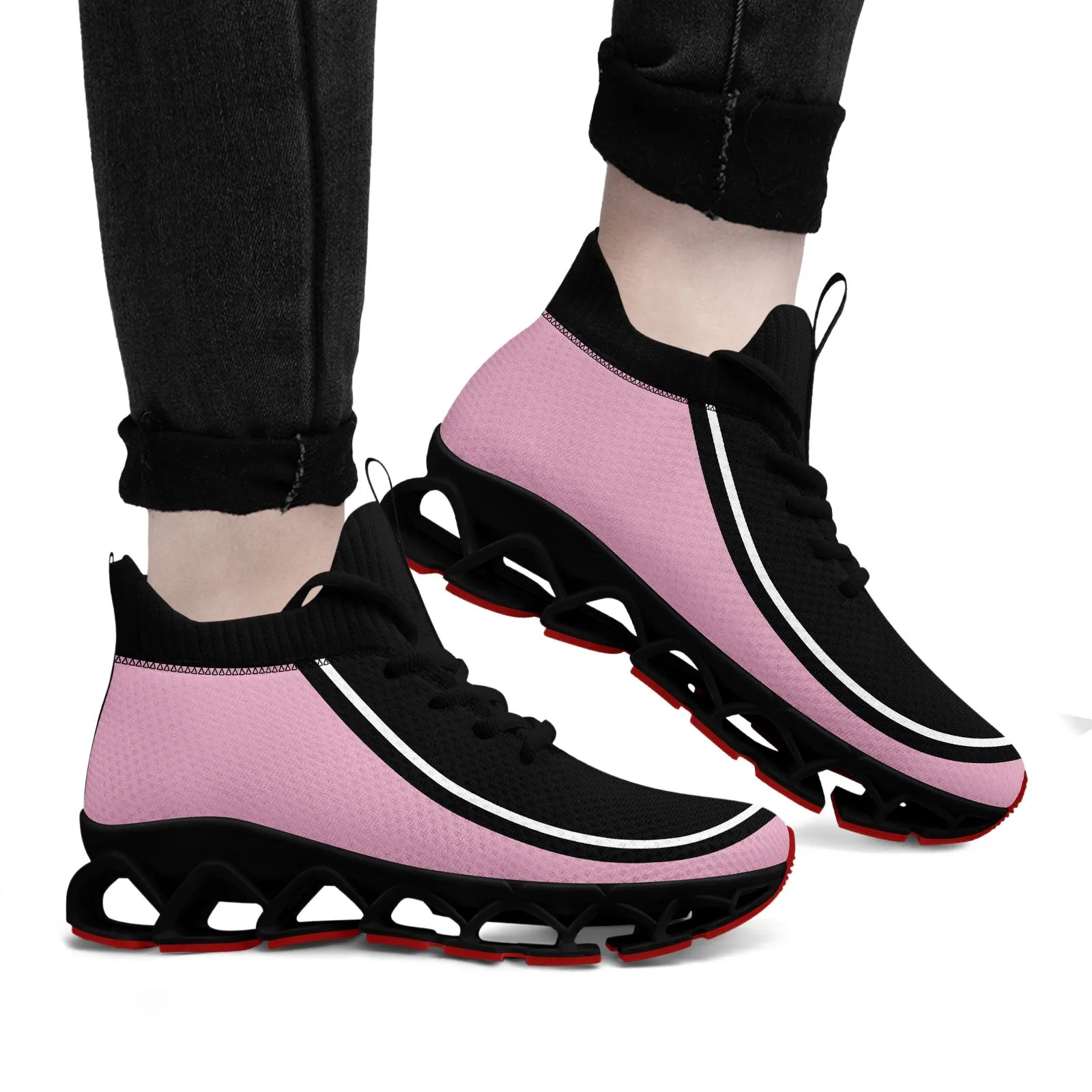 Corporate Gifts,Custom Black Pink Maxsoul Shoes Personalized Sneaker FN030XD-D020388-2