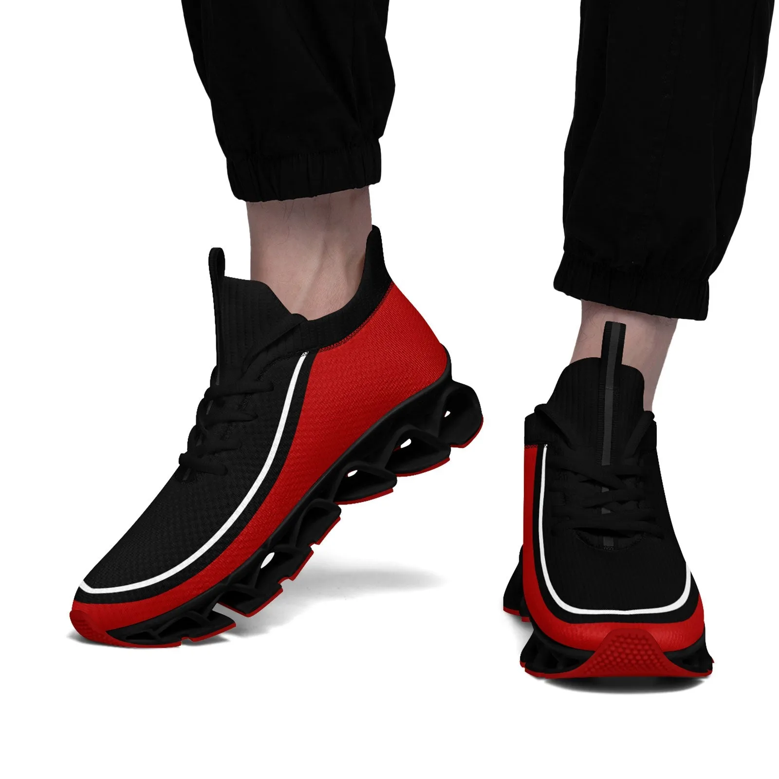Corporate Gifts,Custom Black Red Maxsoul Shoes Personalized Sneaker FN030XD-D020388-3