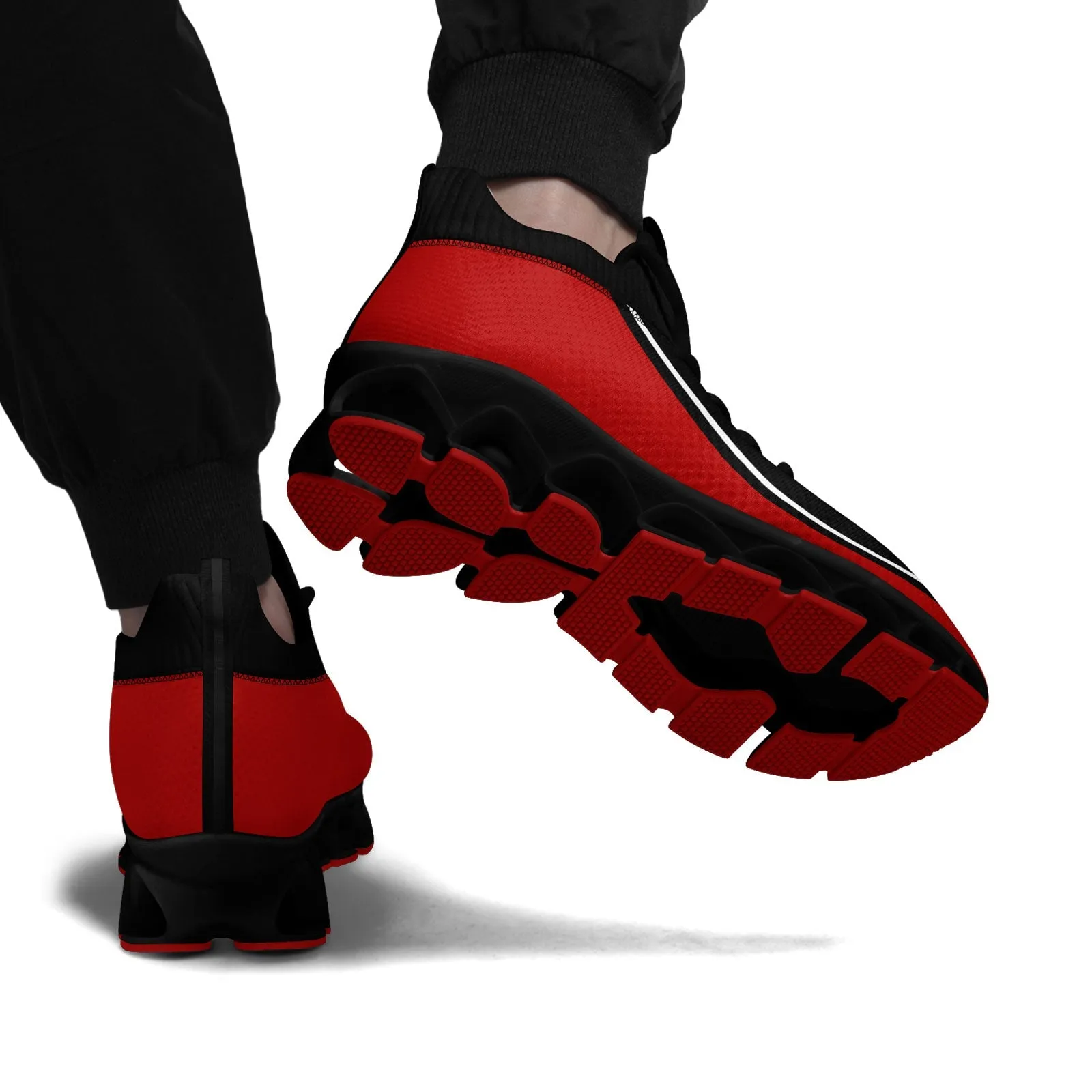 Corporate Gifts,Custom Black Red Maxsoul Shoes Personalized Sneaker FN030XD-D020388-3