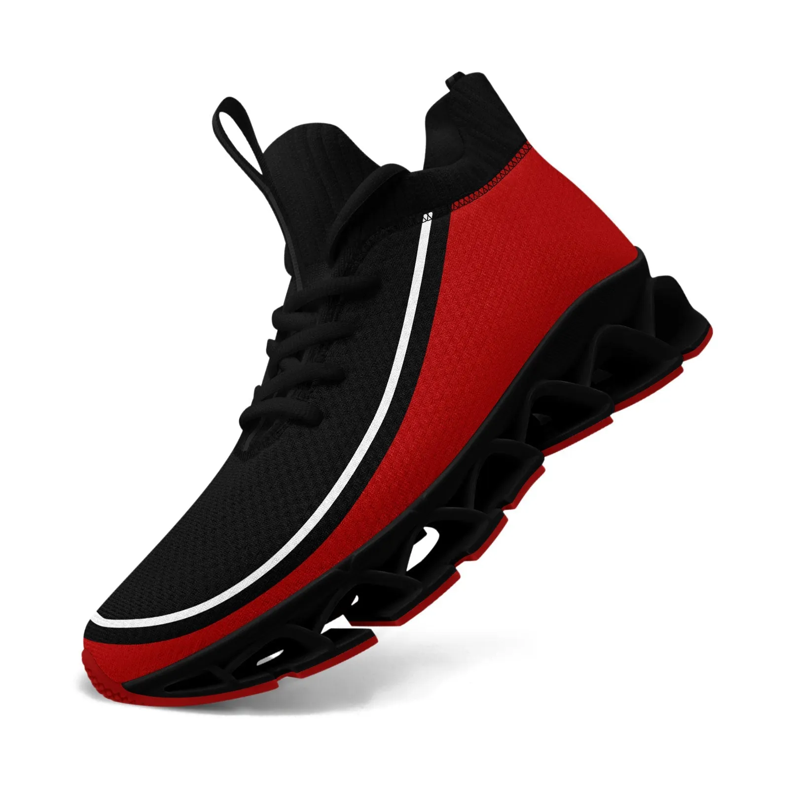 Corporate Gifts,Custom Black Red Maxsoul Shoes Personalized Sneaker FN030XD-D020388-3