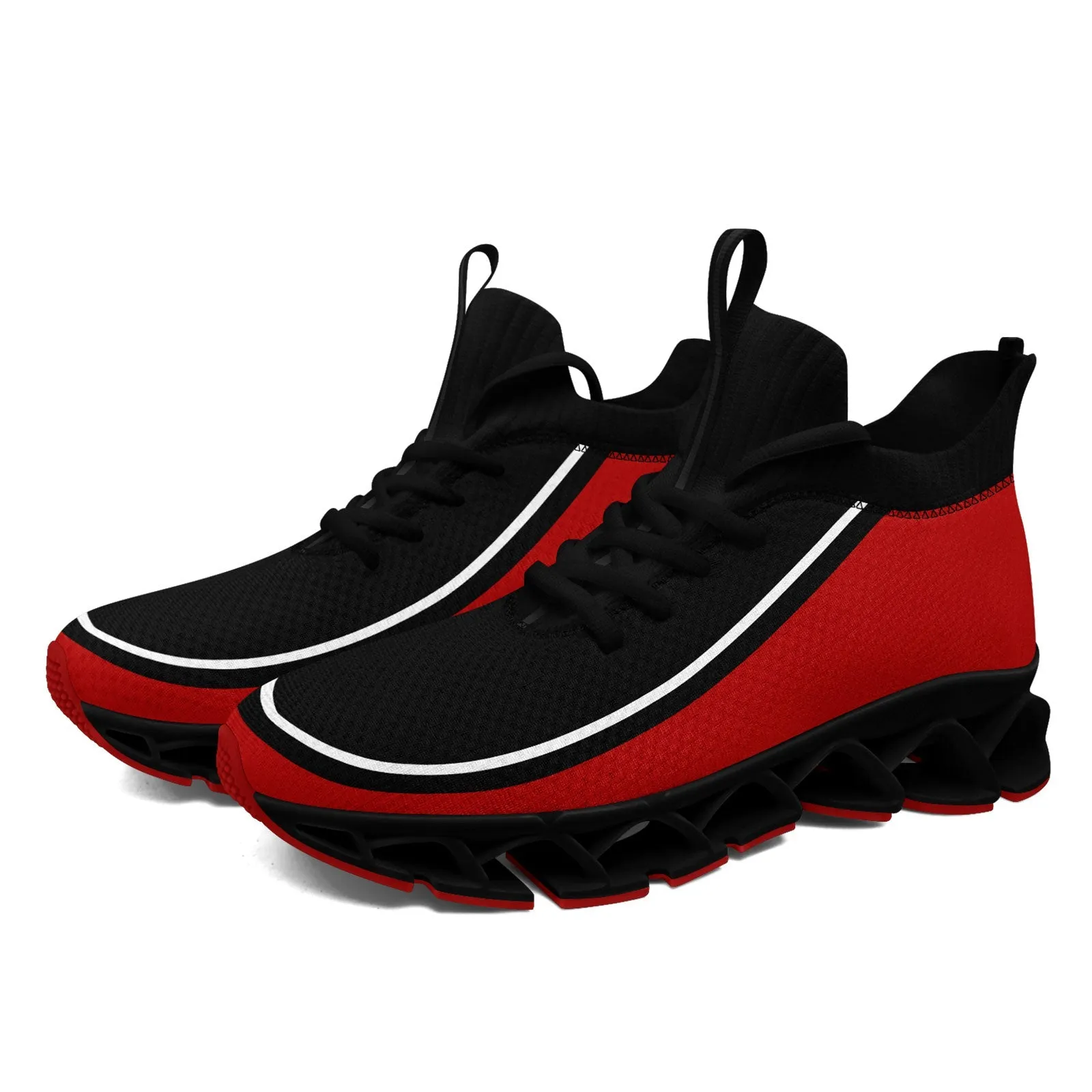 Corporate Gifts,Custom Black Red Maxsoul Shoes Personalized Sneaker FN030XD-D020388-3