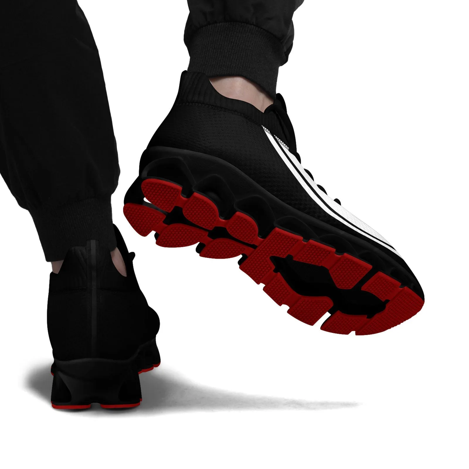 Corporate Gifts,Custom Black White Maxsoul Shoes Personalized Sneaker FN030XD-D020388-8