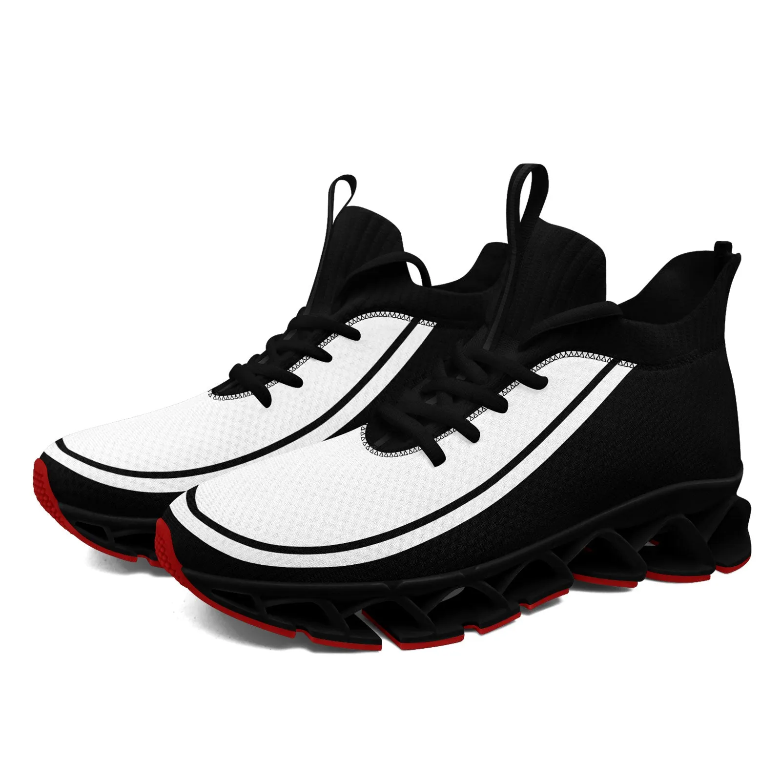 Corporate Gifts,Custom Black White Maxsoul Shoes Personalized Sneaker FN030XD-D020388-8