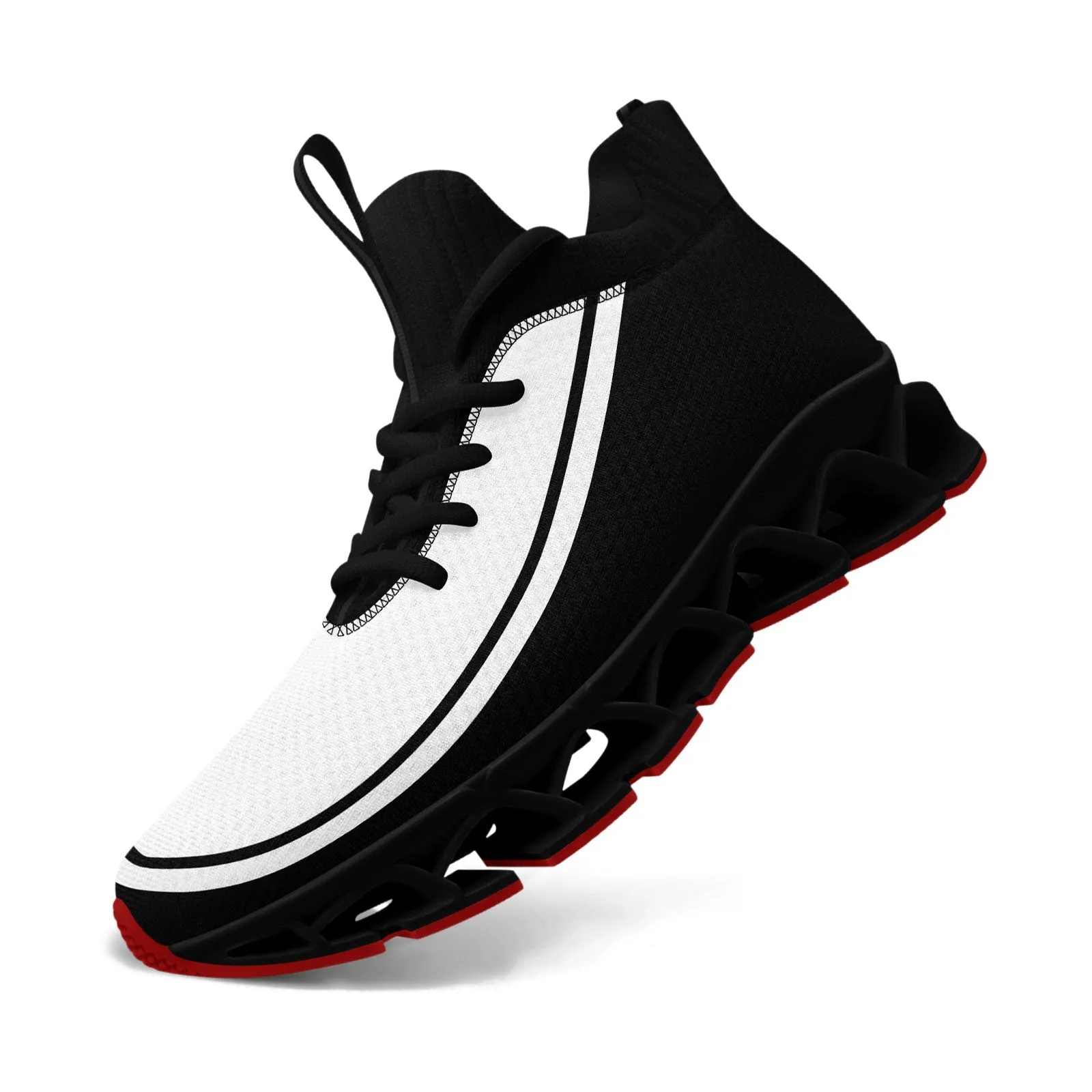 Corporate Gifts,Custom Black White Maxsoul Shoes Personalized Sneaker FN030XD-D020388-8