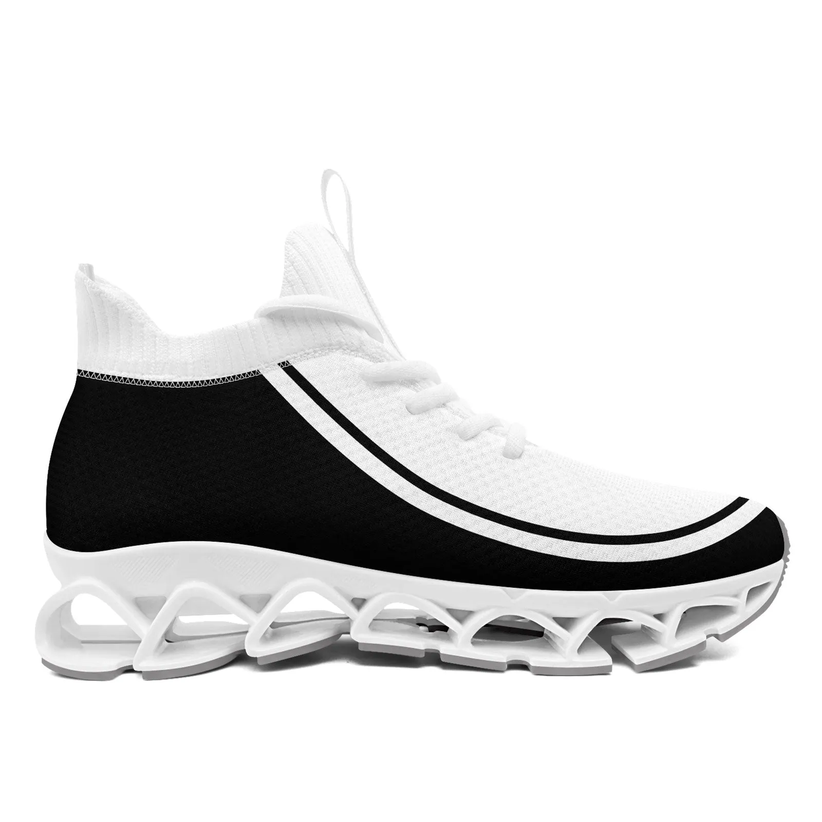 Corporate Gifts,Custom Black White Maxsoul Shoes Personalized Sneaker FN030XD-D020388-8