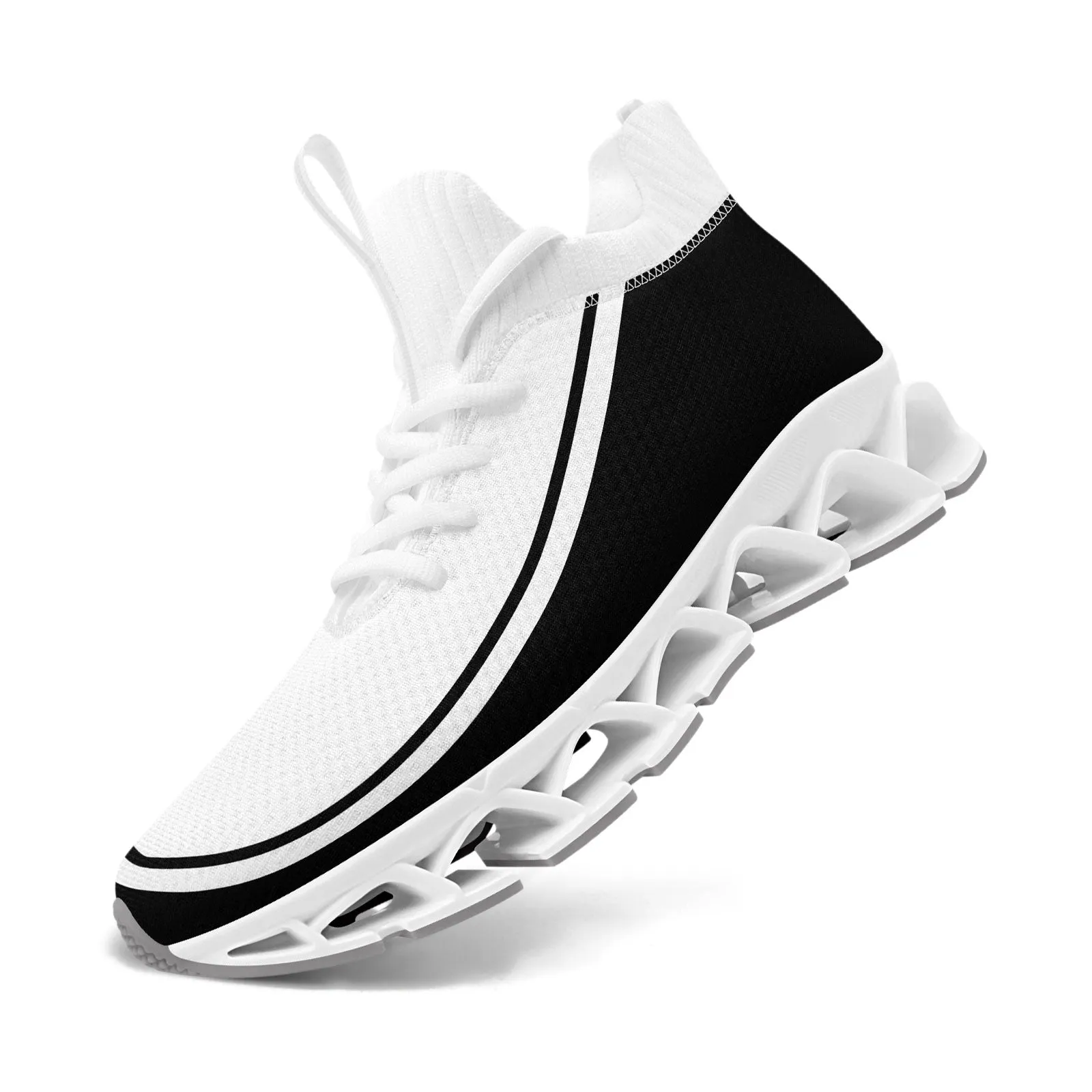 Corporate Gifts,Custom Black White Maxsoul Shoes Personalized Sneaker FN030XD-D020388-8