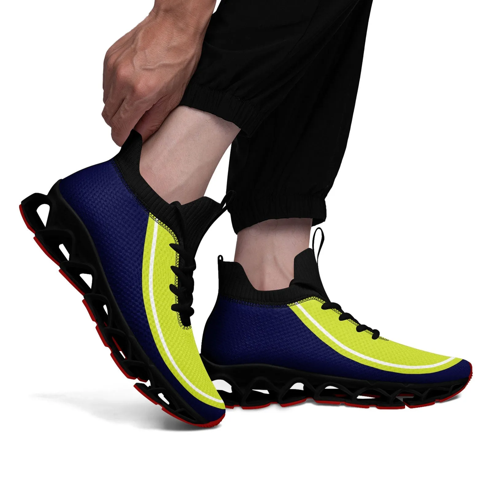 Corporate Gifts,Custom Blue Green Maxsoul Shoes Personalized Sneaker FN030XD-D020388-9