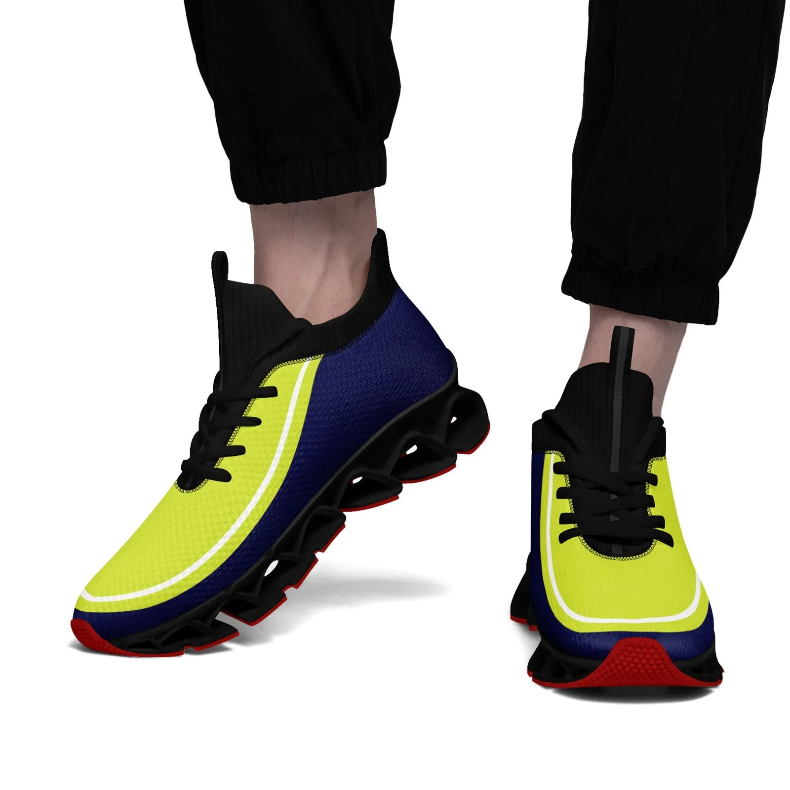 Corporate Gifts,Custom Blue Green Maxsoul Shoes Personalized Sneaker FN030XD-D020388-9