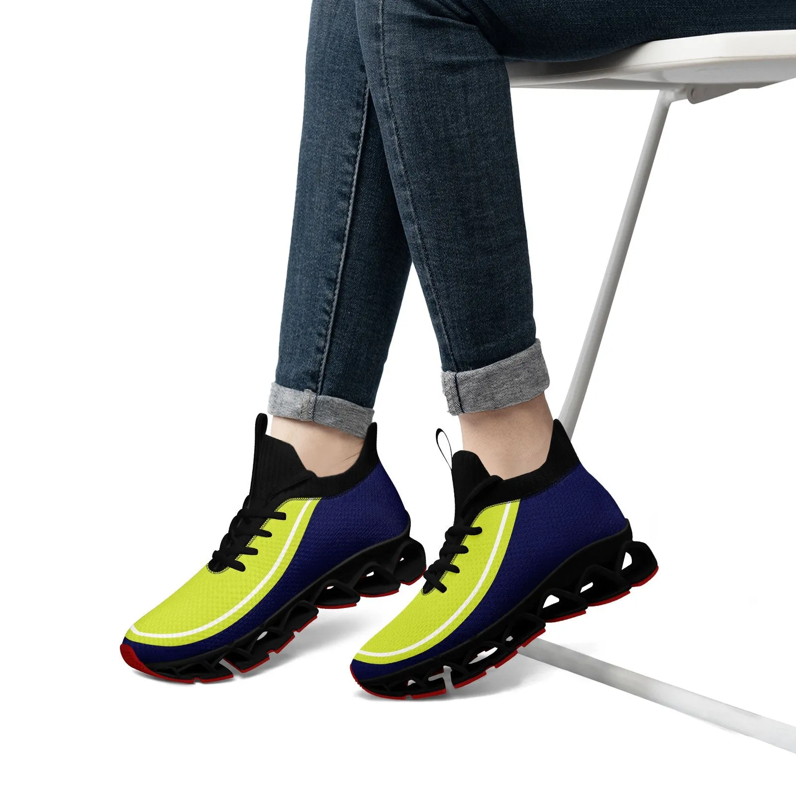 Corporate Gifts,Custom Blue Green Maxsoul Shoes Personalized Sneaker FN030XD-D020388-9