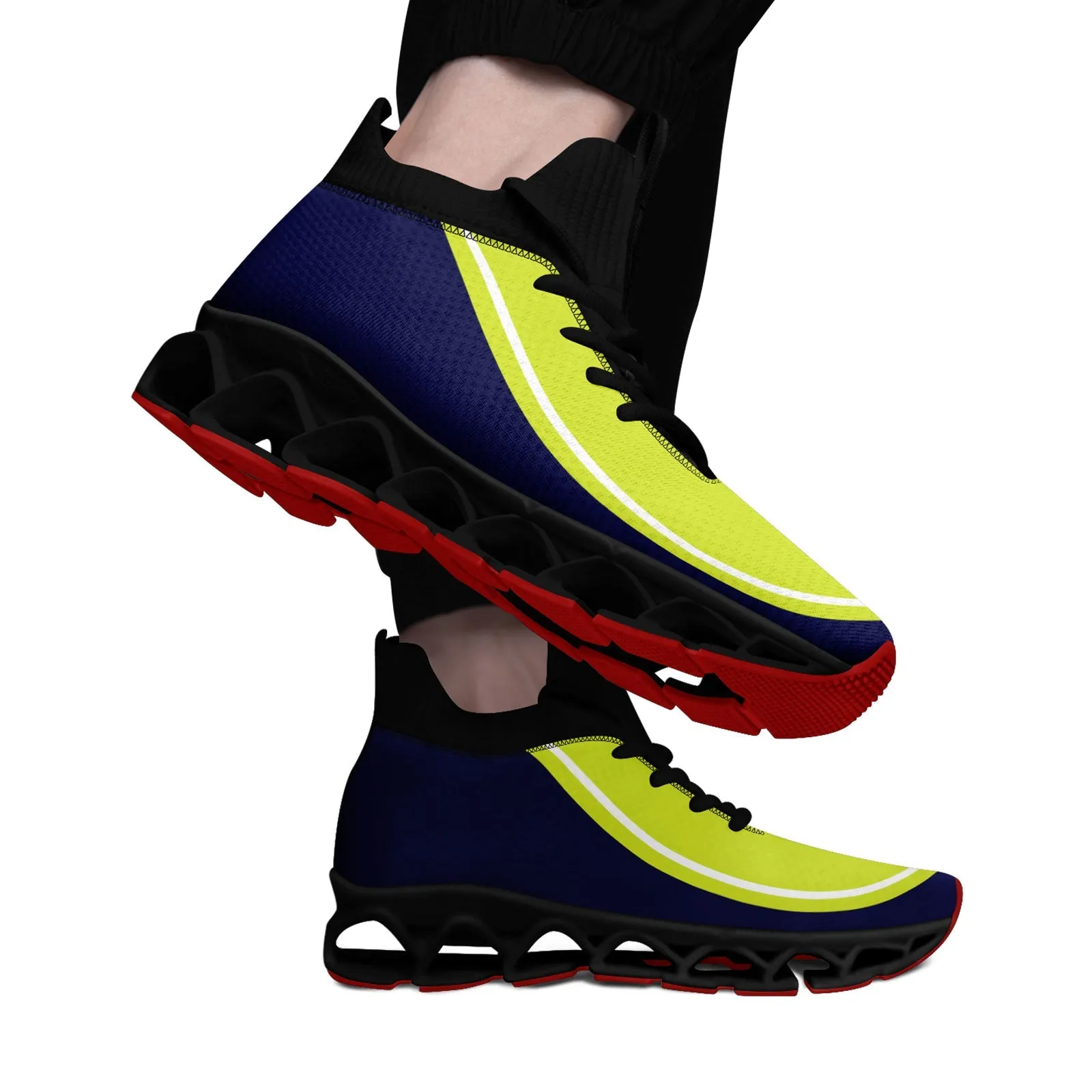 Corporate Gifts,Custom Blue Green Maxsoul Shoes Personalized Sneaker FN030XD-D020388-9