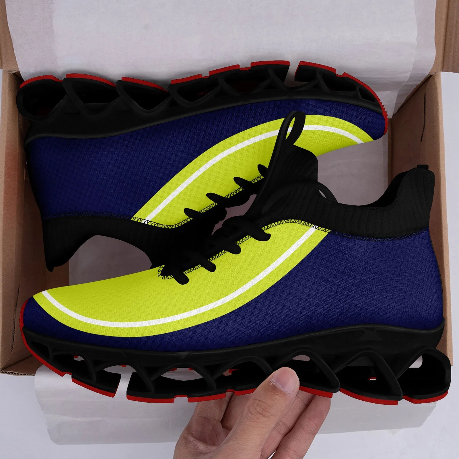 Corporate Gifts,Custom Blue Green Maxsoul Shoes Personalized Sneaker FN030XD-D020388-9