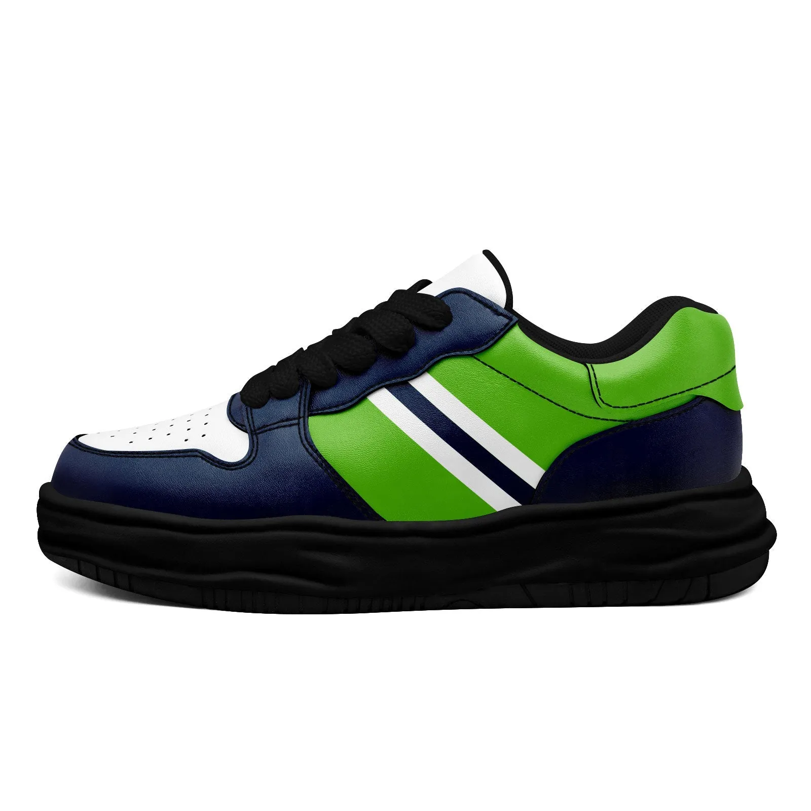 Corporate Gifts,Custom Blue Green Seattle Shoes Personalized Sneaker FN032-D020389-27