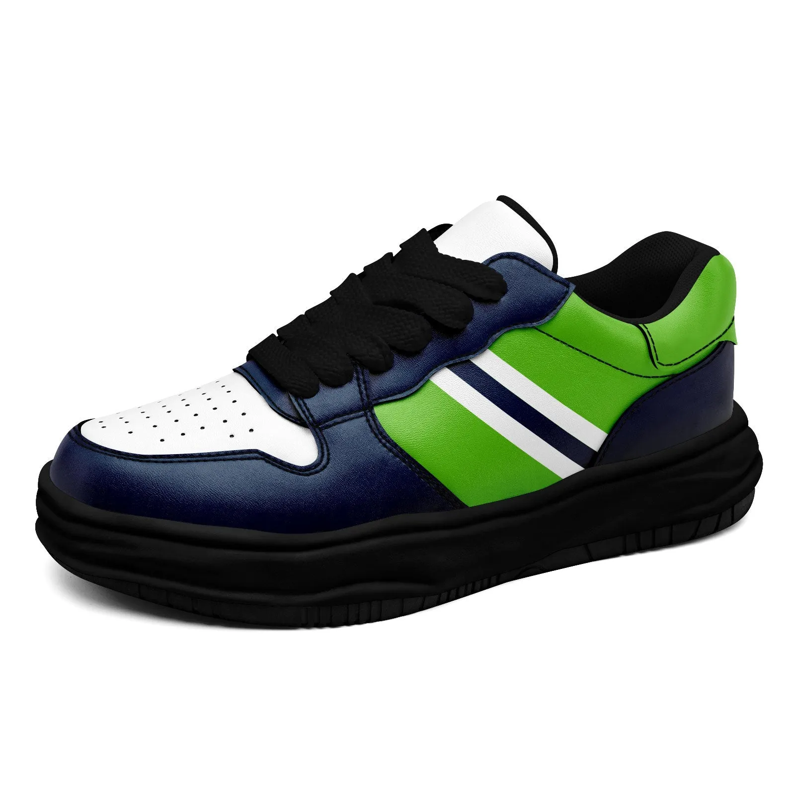 Corporate Gifts,Custom Blue Green Seattle Shoes Personalized Sneaker FN032-D020389-27
