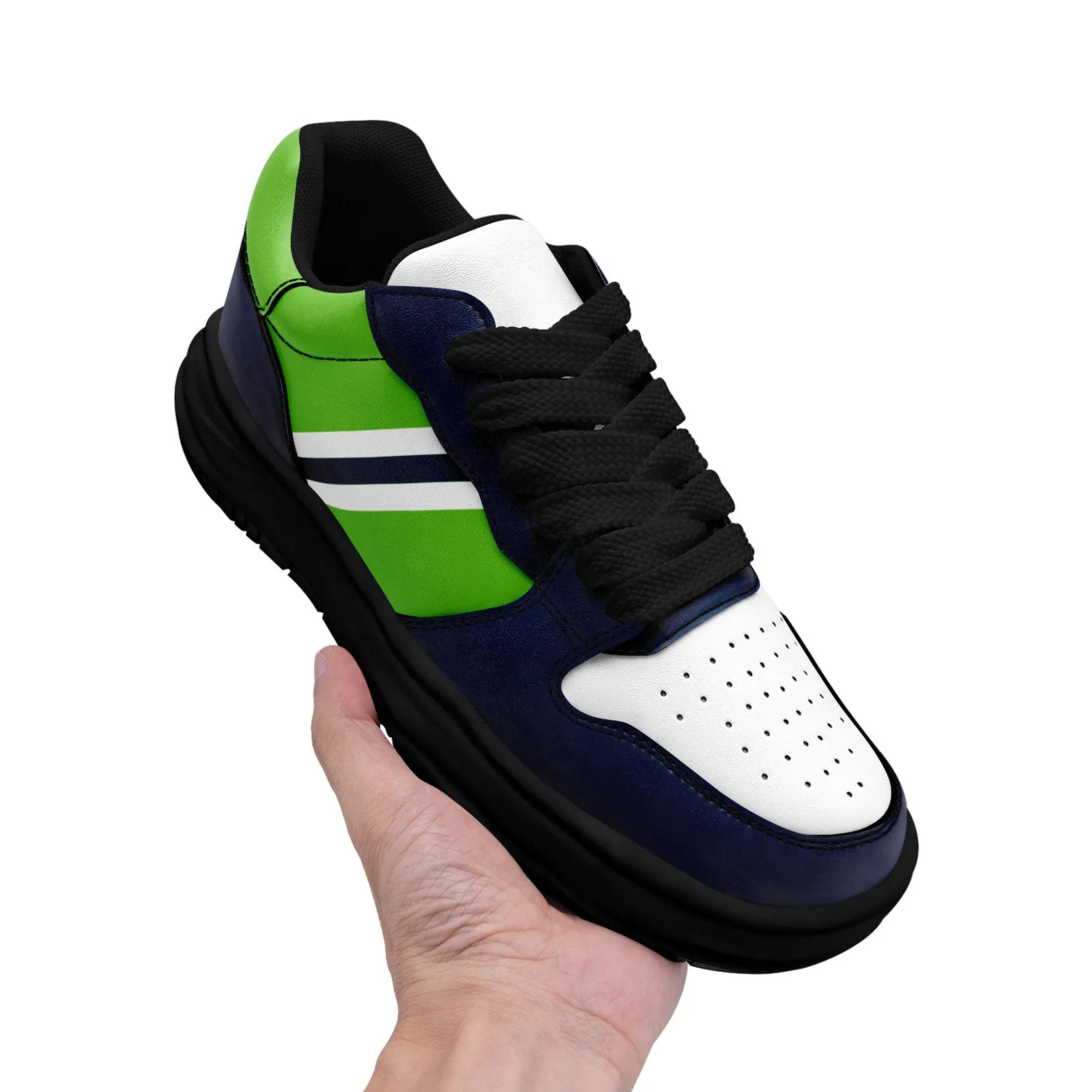 Corporate Gifts,Custom Blue Green Seattle Shoes Personalized Sneaker FN032-D020389-27