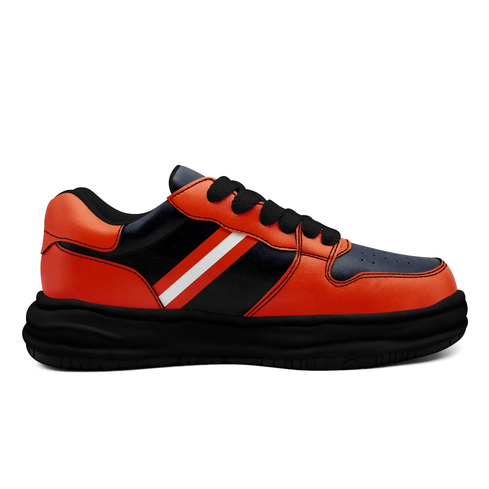 Corporate Gifts,Custom Blue Orange Chicago Shoes Personalized Sneaker FN032-D020389-7