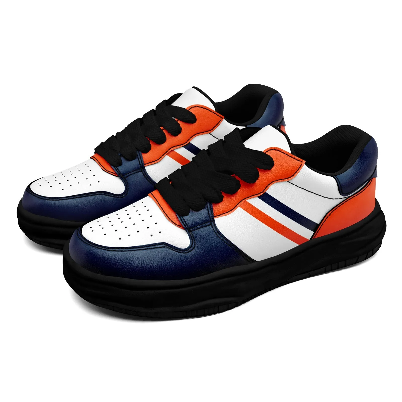 Corporate Gifts,Custom Blue Orange Denver Shoes Personalized Sneaker FN032-D020389-10