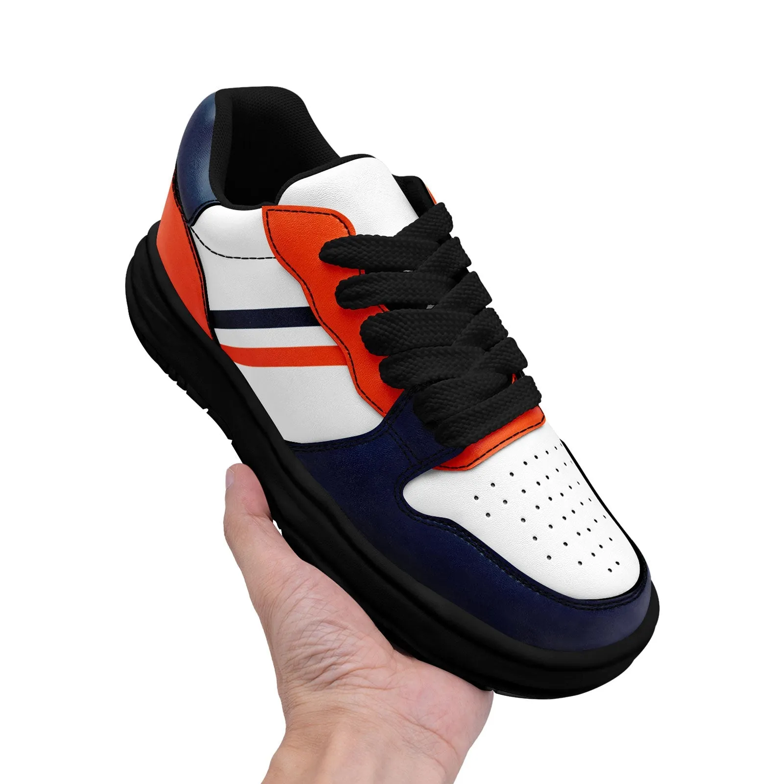Corporate Gifts,Custom Blue Orange Denver Shoes Personalized Sneaker FN032-D020389-10