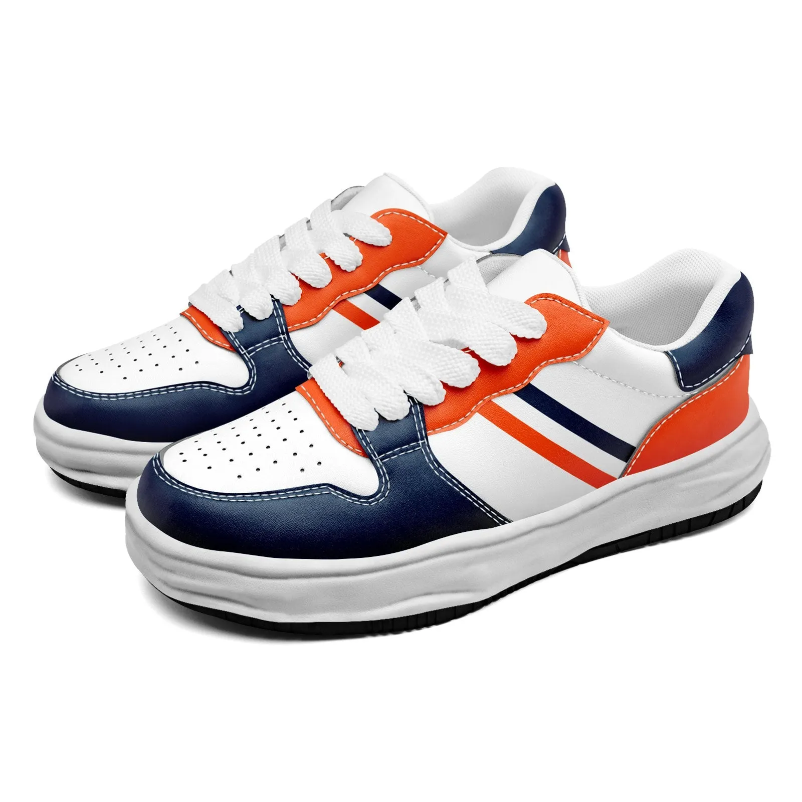 Corporate Gifts,Custom Blue Orange Denver Shoes Personalized Sneaker FN032-D020389-10