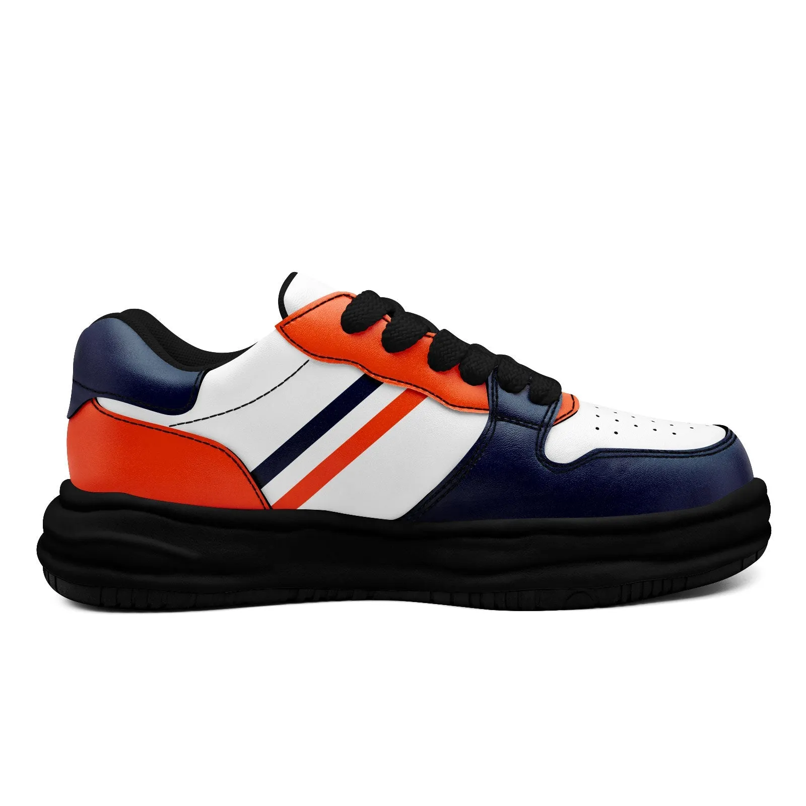 Corporate Gifts,Custom Blue Orange Denver Shoes Personalized Sneaker FN032-D020389-10