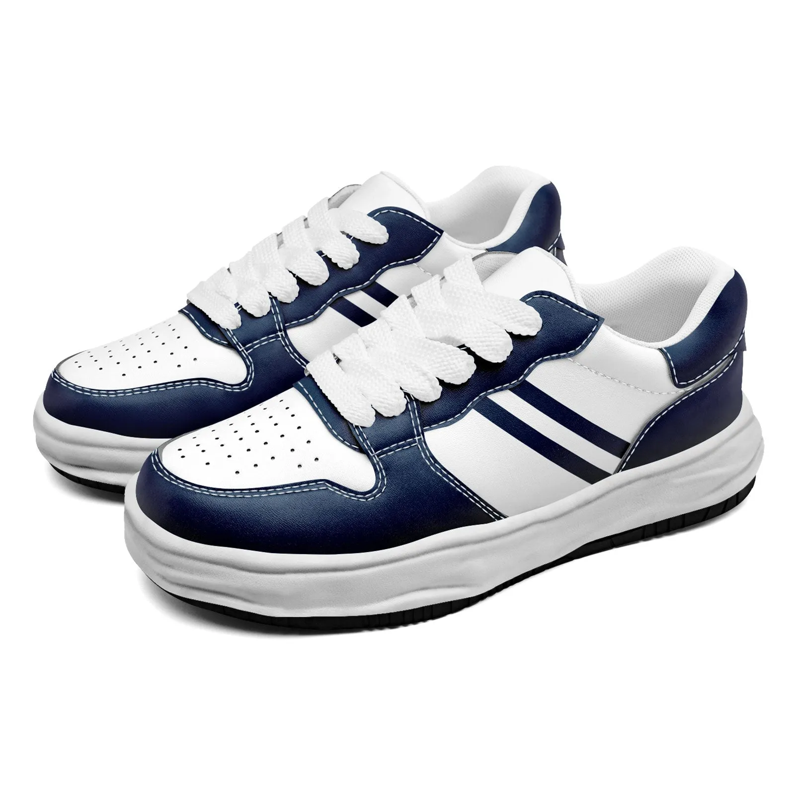 Corporate Gifts,Custom Blue White Dallas Shoes Personalized Sneaker FN032-D020389-9