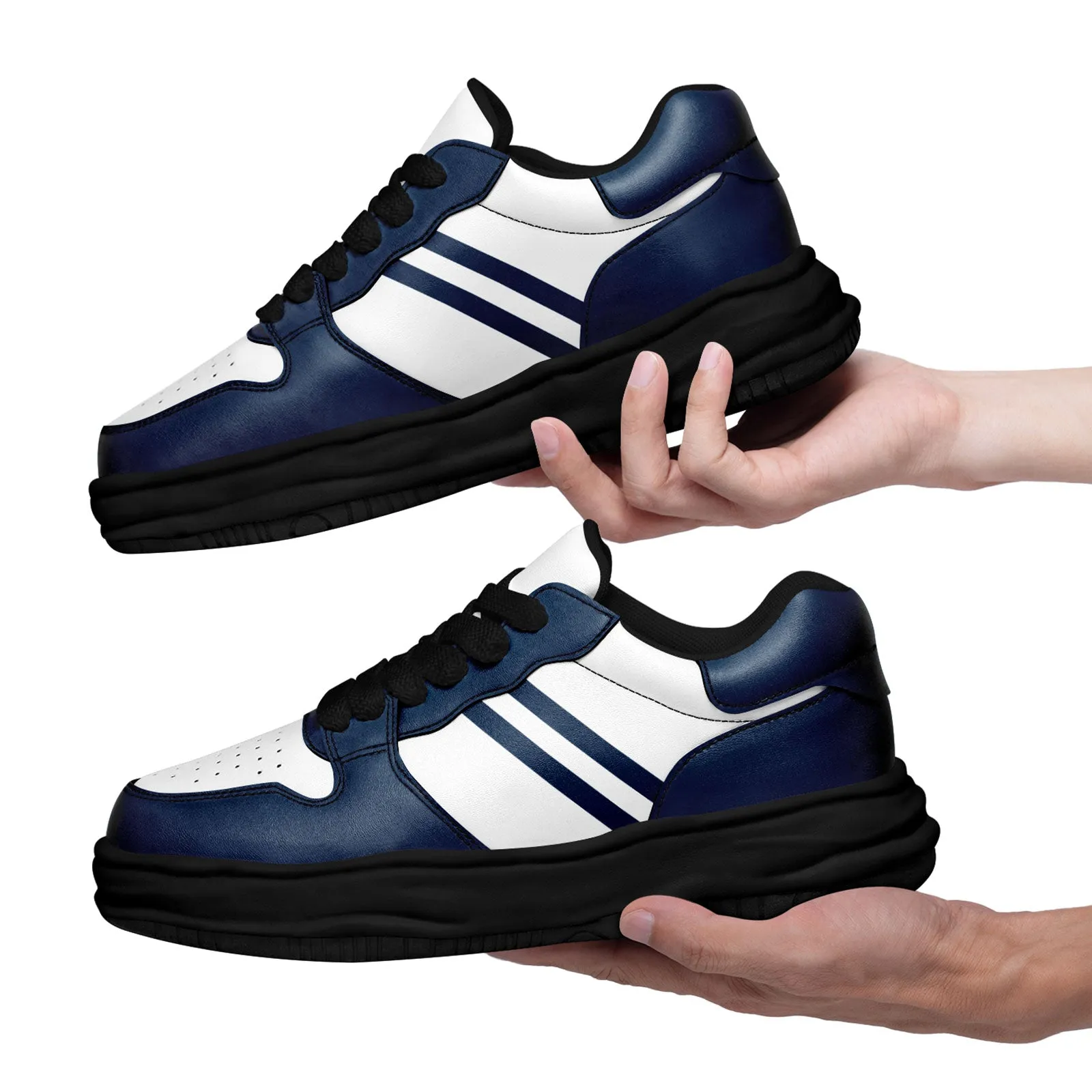 Corporate Gifts,Custom Blue White Dallas Shoes Personalized Sneaker FN032-D020389-9