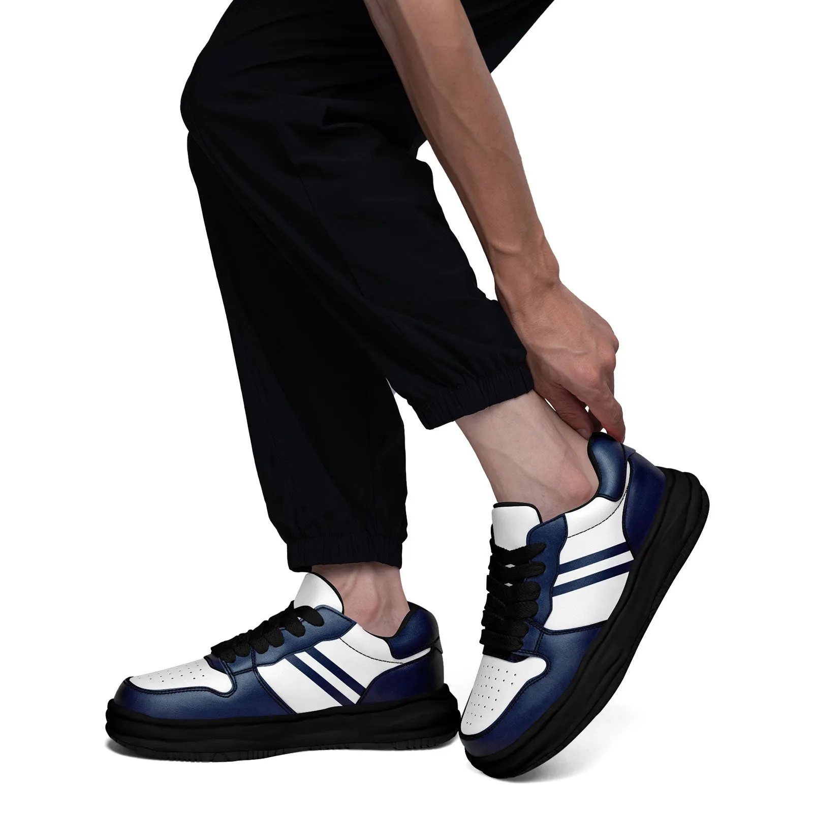 Corporate Gifts,Custom Blue White Dallas Shoes Personalized Sneaker FN032-D020389-9