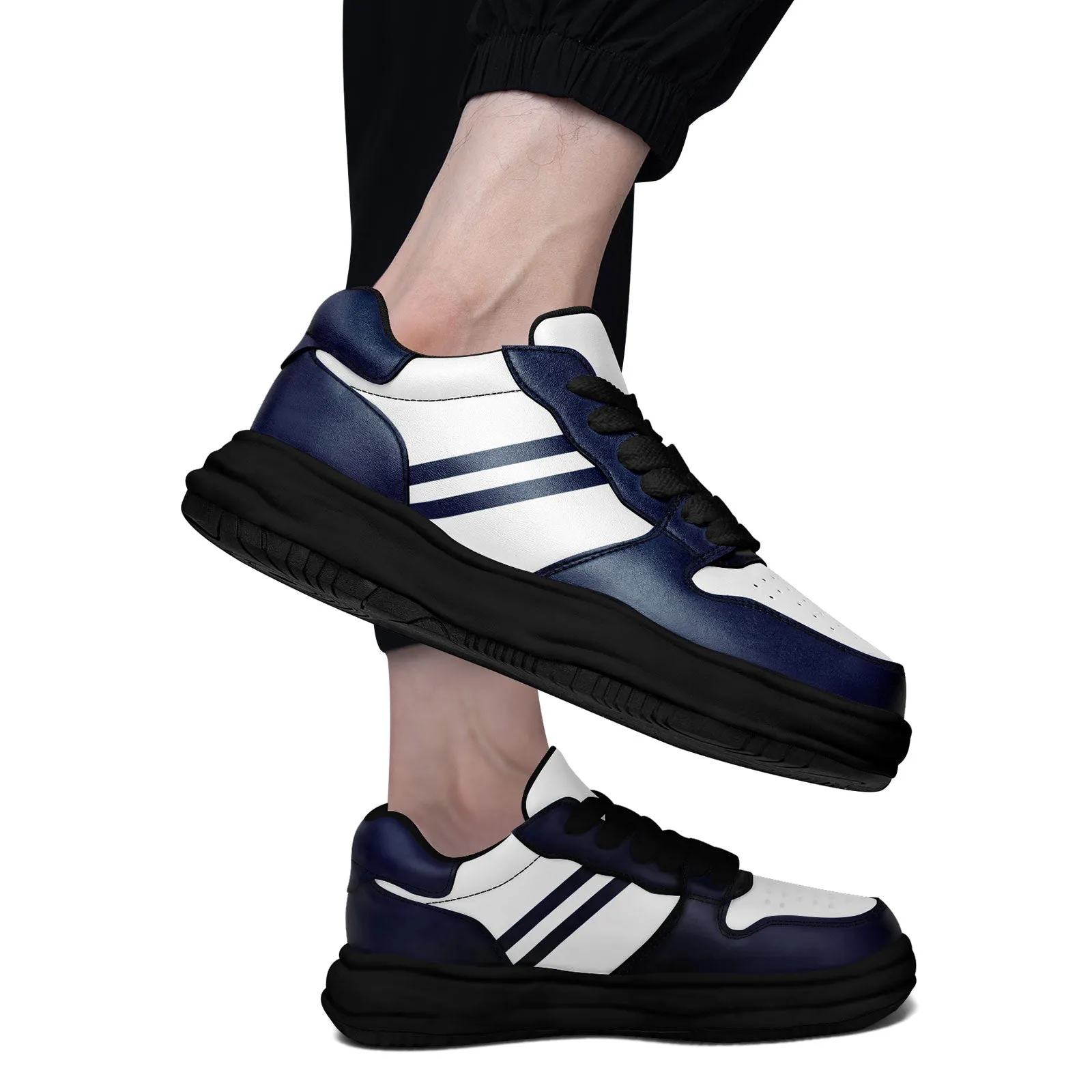Corporate Gifts,Custom Blue White Dallas Shoes Personalized Sneaker FN032-D020389-9