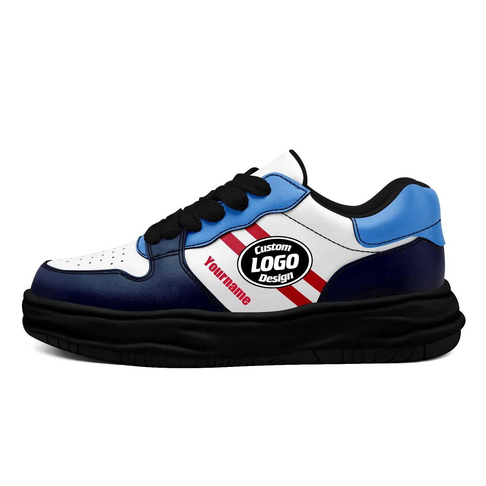 Corporate Gifts,Custom Blue White Tennessee Shoes Personalized Sneaker FN032-D020389-32