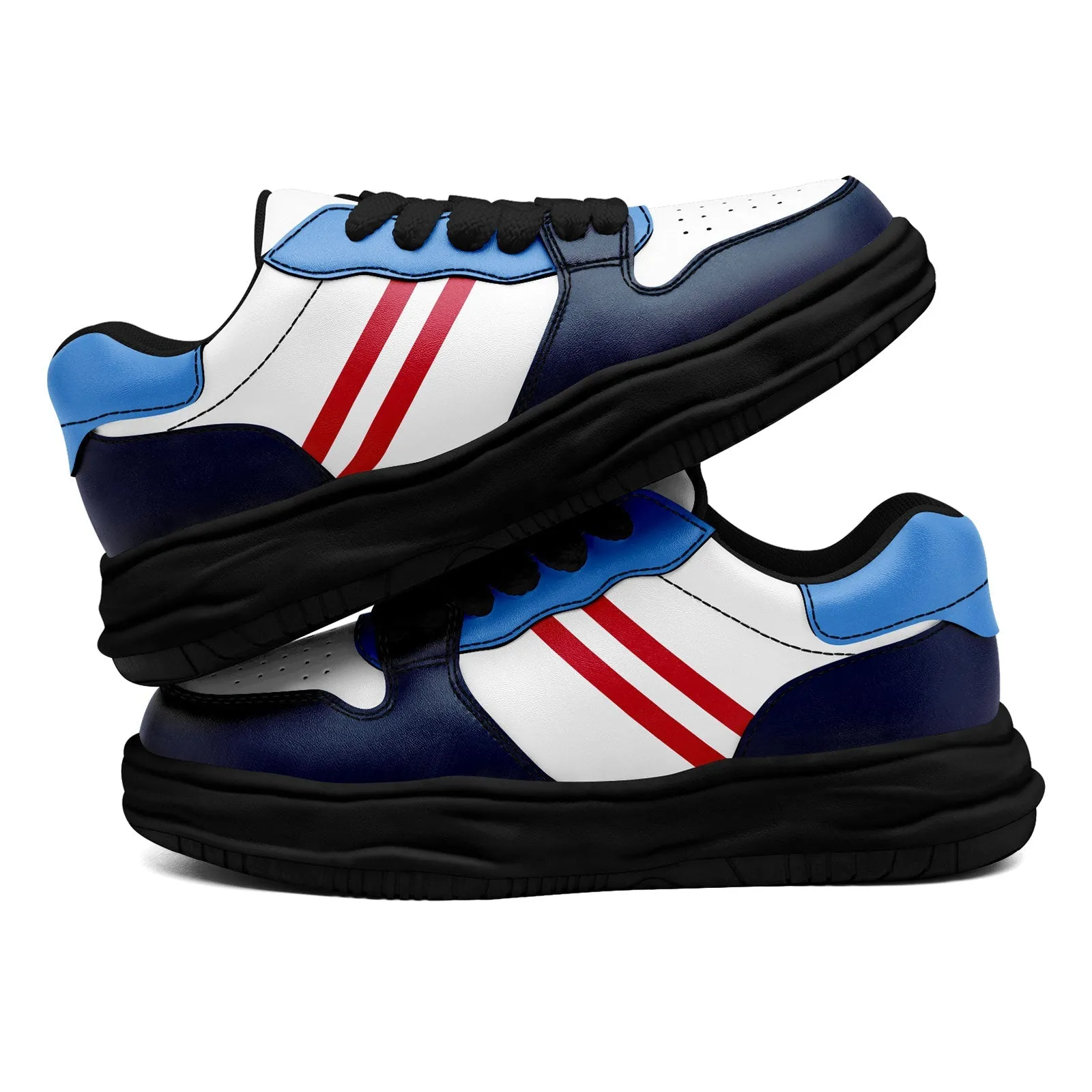 Corporate Gifts,Custom Blue White Tennessee Shoes Personalized Sneaker FN032-D020389-32