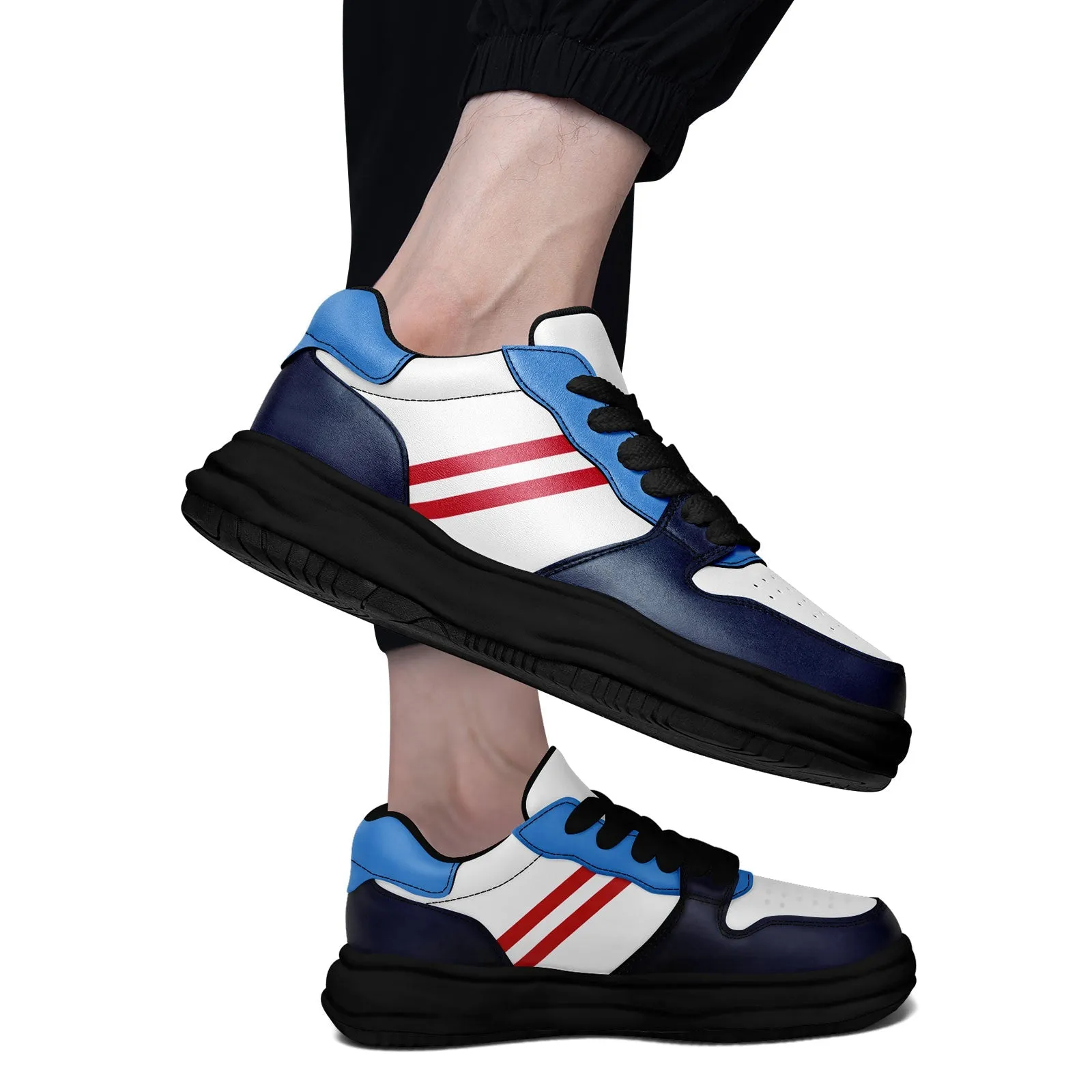 Corporate Gifts,Custom Blue White Tennessee Shoes Personalized Sneaker FN032-D020389-32