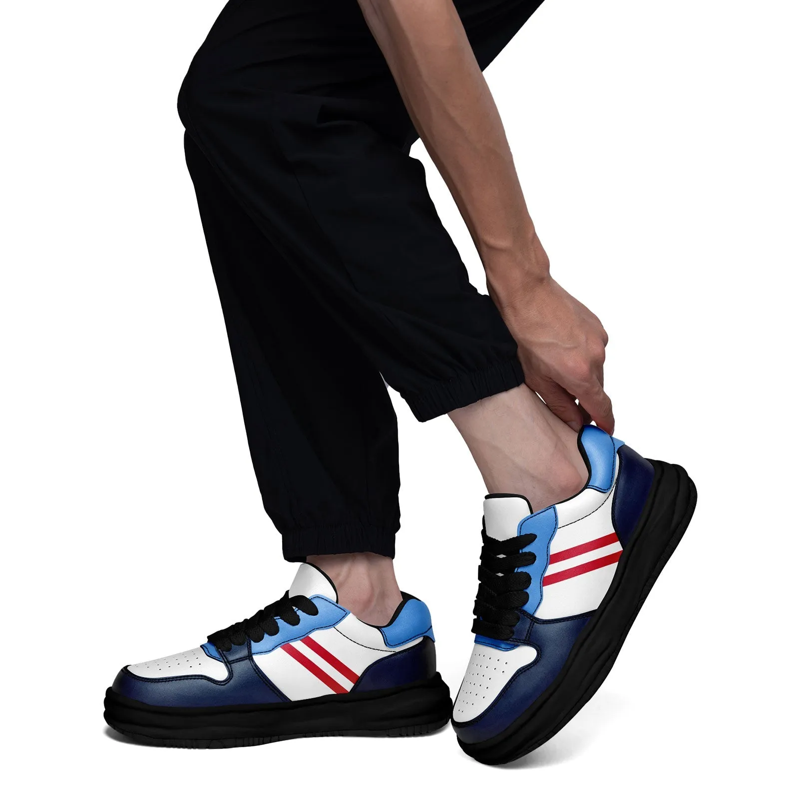 Corporate Gifts,Custom Blue White Tennessee Shoes Personalized Sneaker FN032-D020389-32