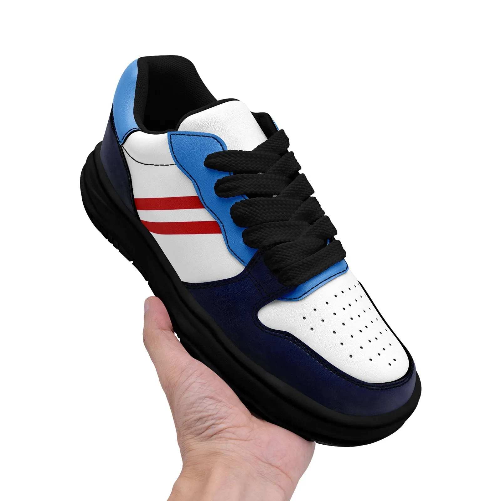 Corporate Gifts,Custom Blue White Tennessee Shoes Personalized Sneaker FN032-D020389-32
