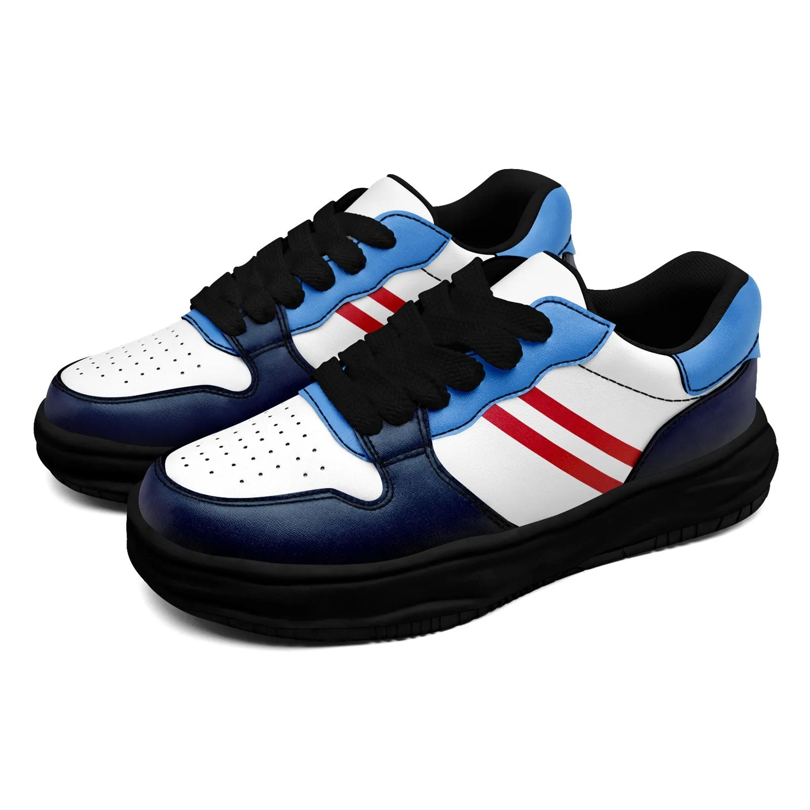 Corporate Gifts,Custom Blue White Tennessee Shoes Personalized Sneaker FN032-D020389-32