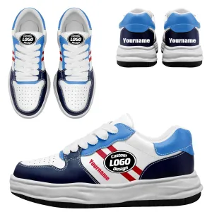 Corporate Gifts,Custom Blue White Tennessee Shoes Personalized Sneaker FN032-D020389-32