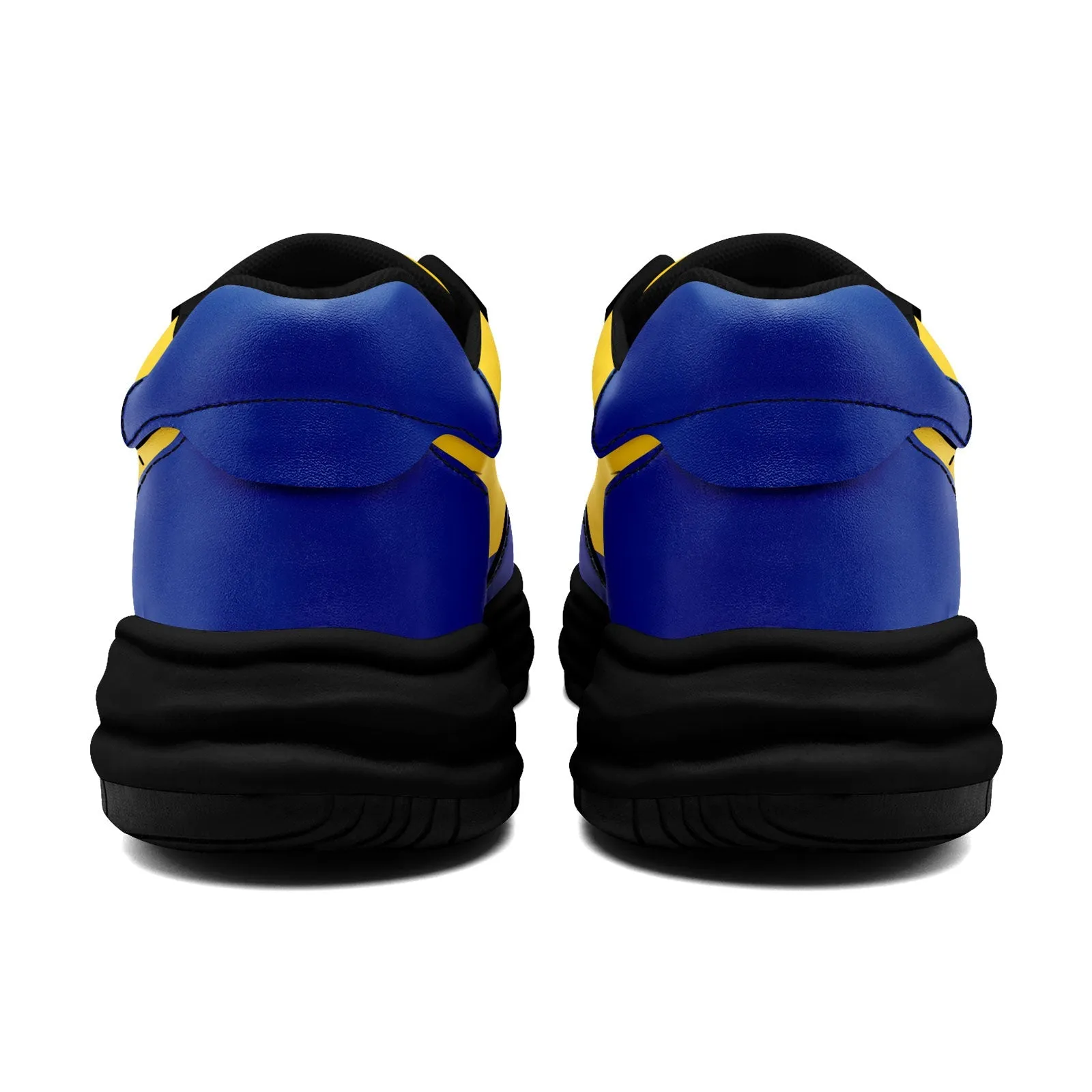 Corporate Gifts,Custom Blue Yellow Los Angeles Shoes Personalized Sneaker FN032-D020389-15