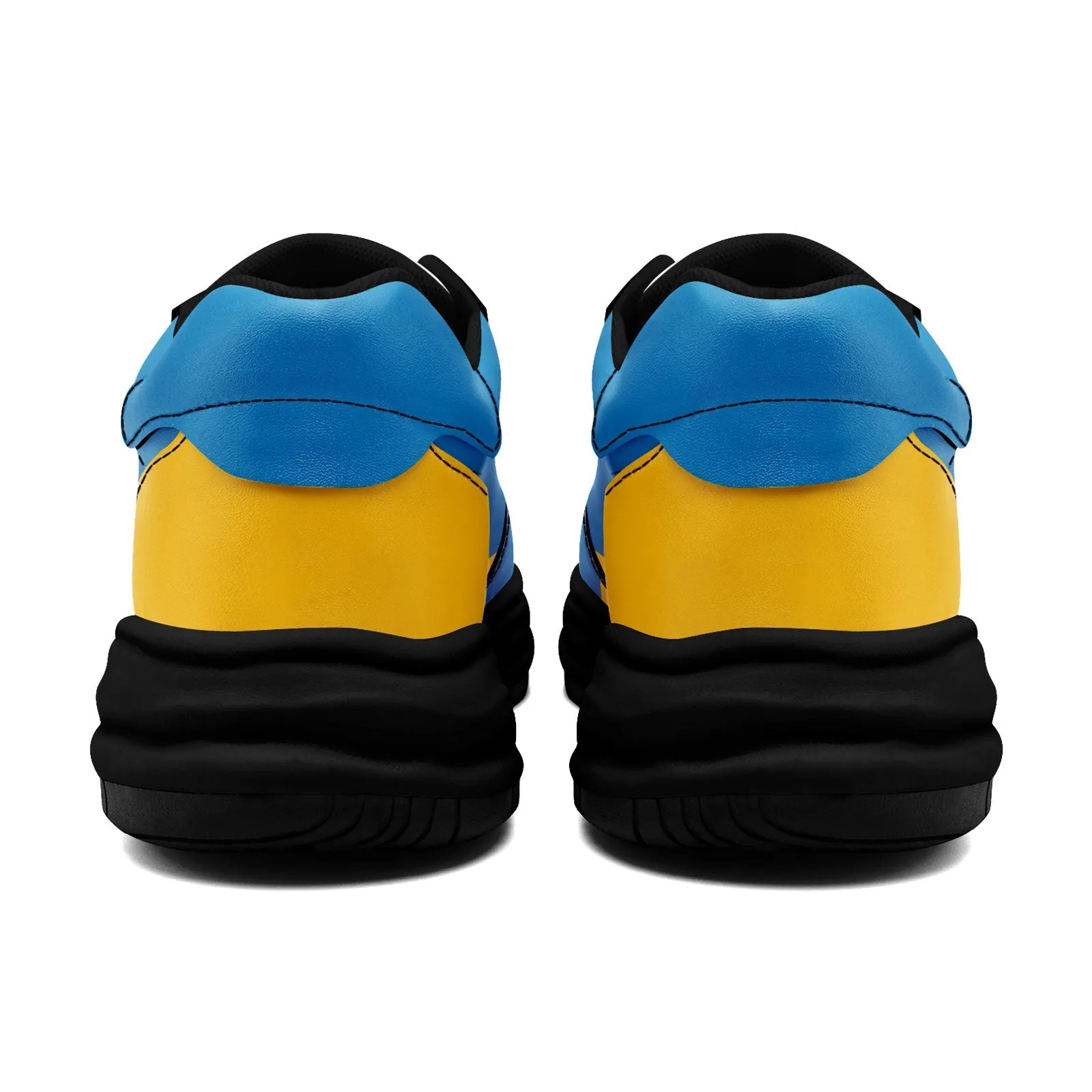 Corporate Gifts,Custom Blue Yellow Los Angeles Shoes Personalized Sneaker FN032-D020389-22