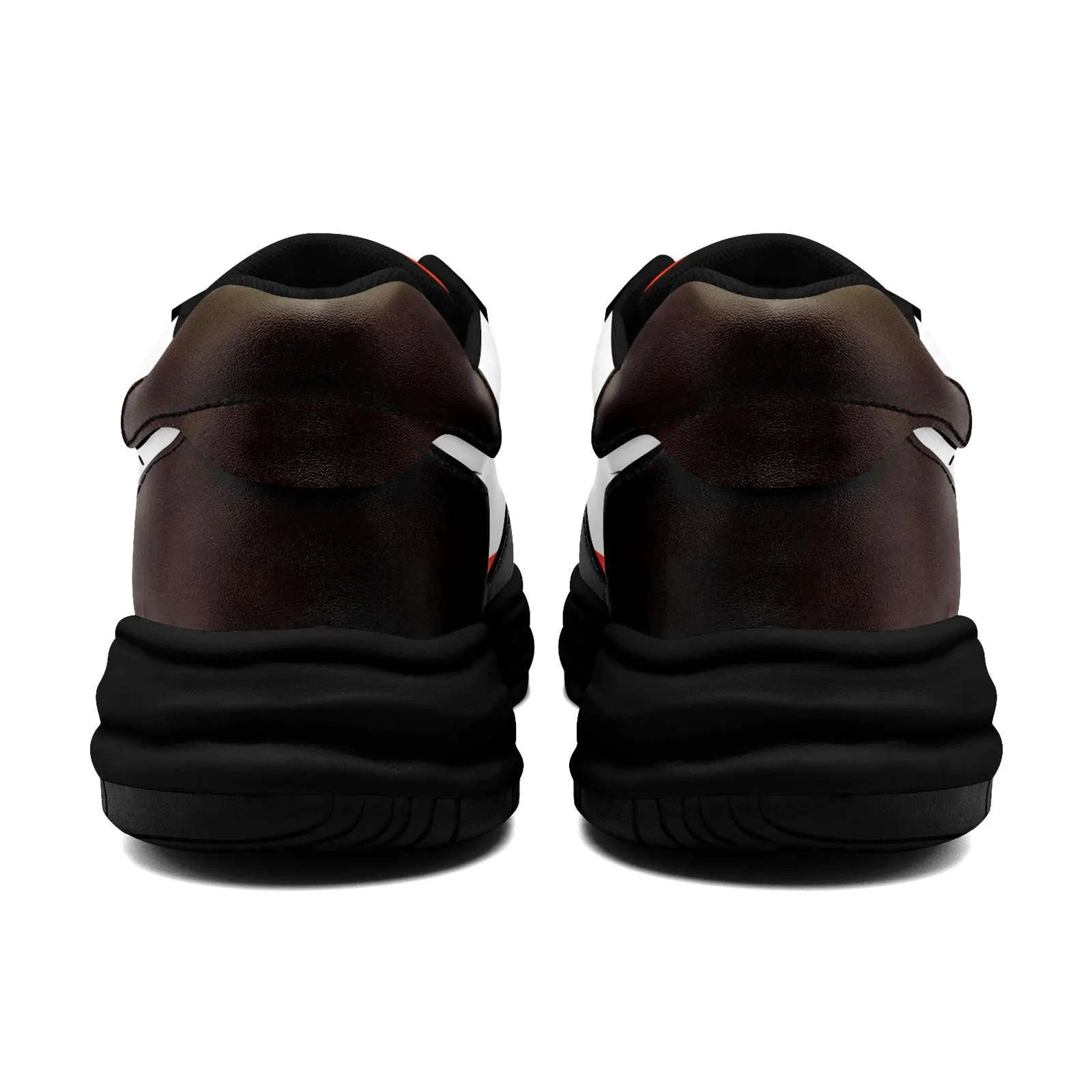 Corporate Gifts,Custom Brown Orange Cleveland Shoes Personalized Sneaker FN032-D020389-8