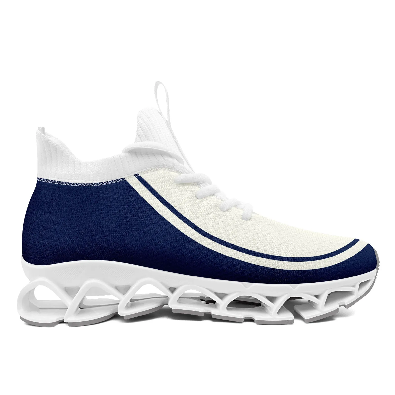 Corporate Gifts,Custom Cream Navy Maxsoul Shoes Personalized Sneaker FN030XD-D020388-12