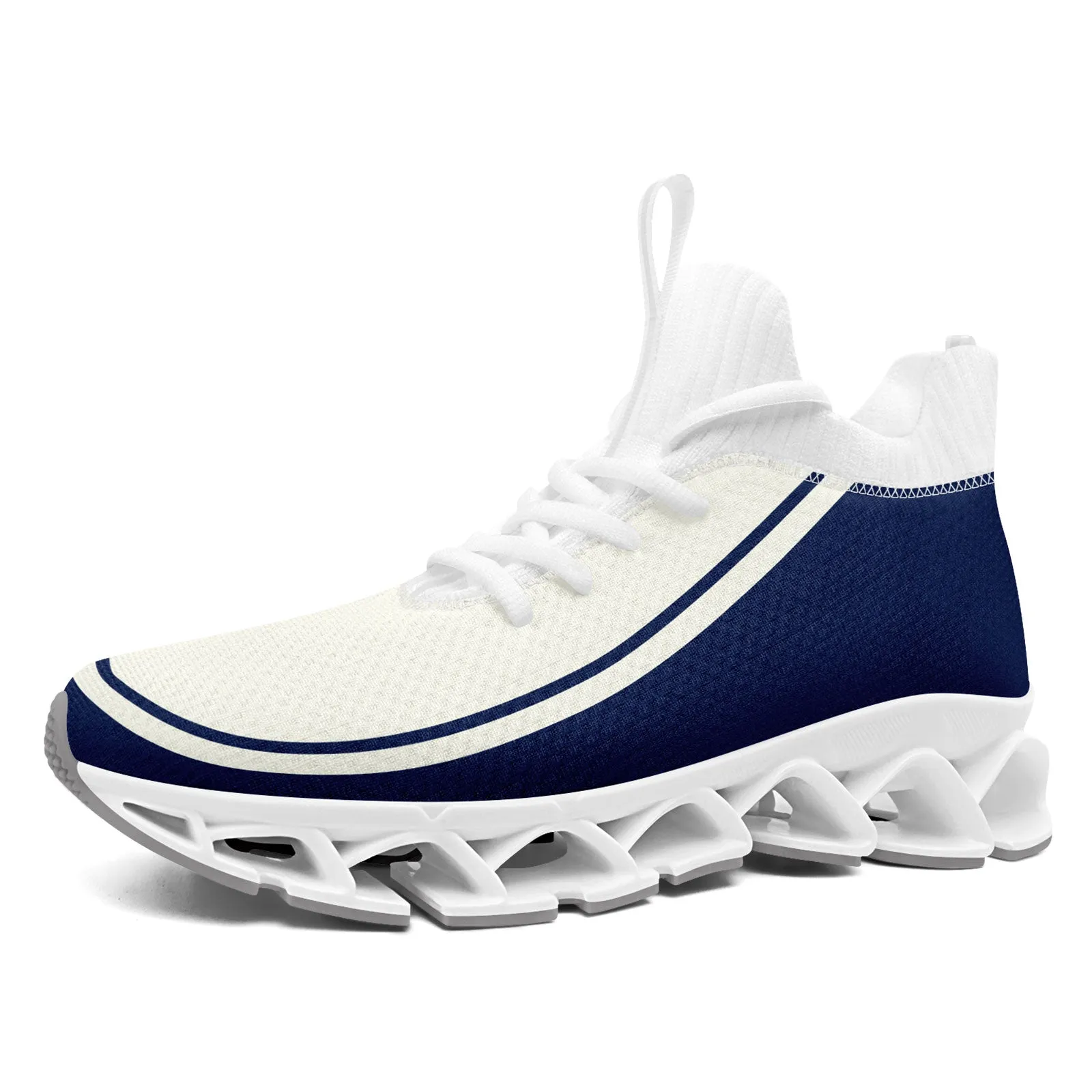 Corporate Gifts,Custom Cream Navy Maxsoul Shoes Personalized Sneaker FN030XD-D020388-12