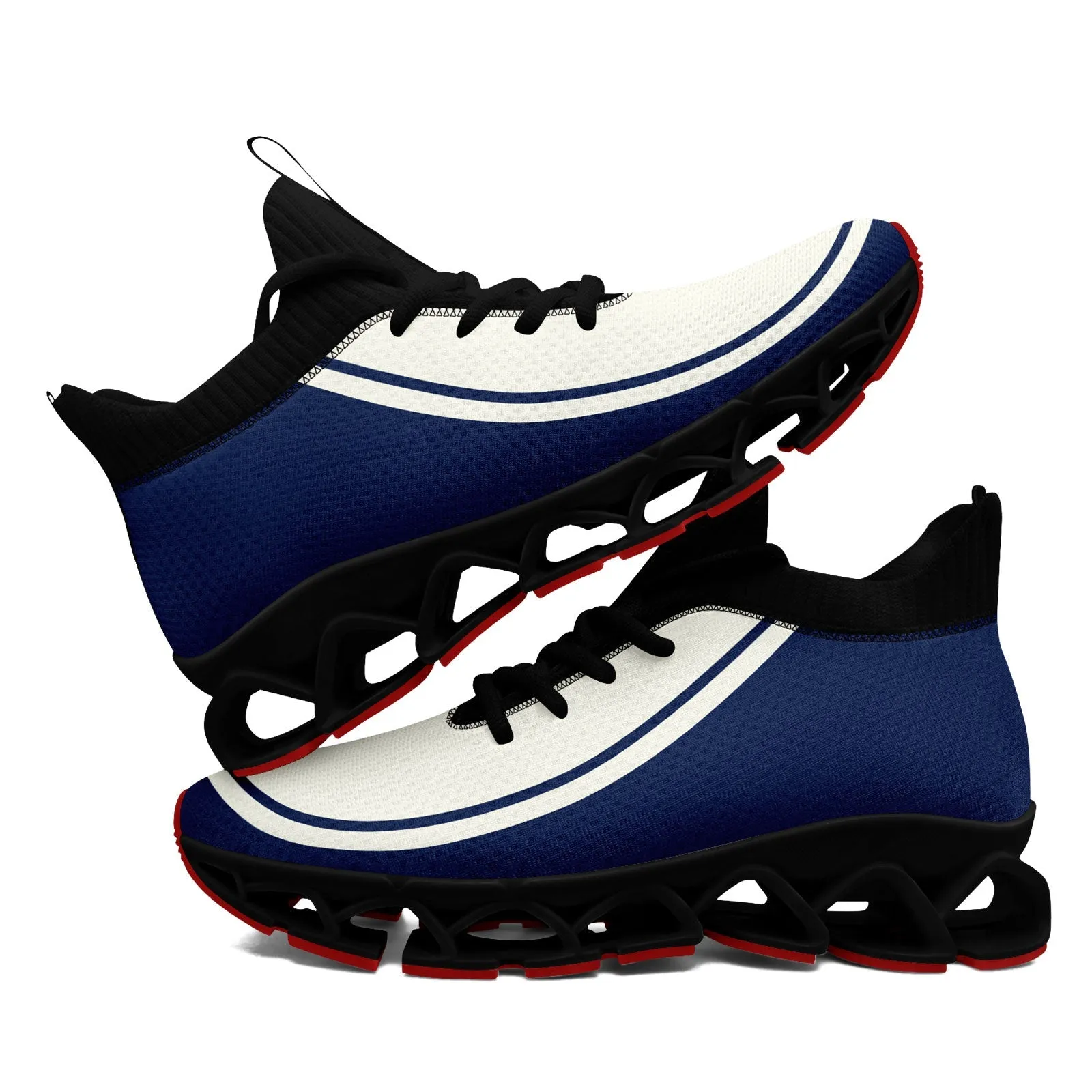 Corporate Gifts,Custom Cream Navy Maxsoul Shoes Personalized Sneaker FN030XD-D020388-12