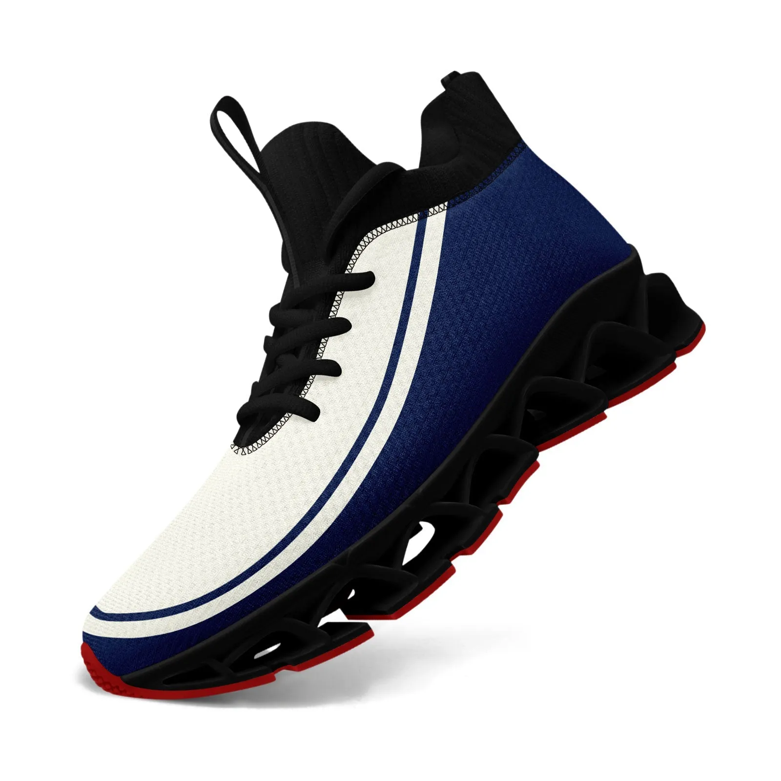 Corporate Gifts,Custom Cream Navy Maxsoul Shoes Personalized Sneaker FN030XD-D020388-12
